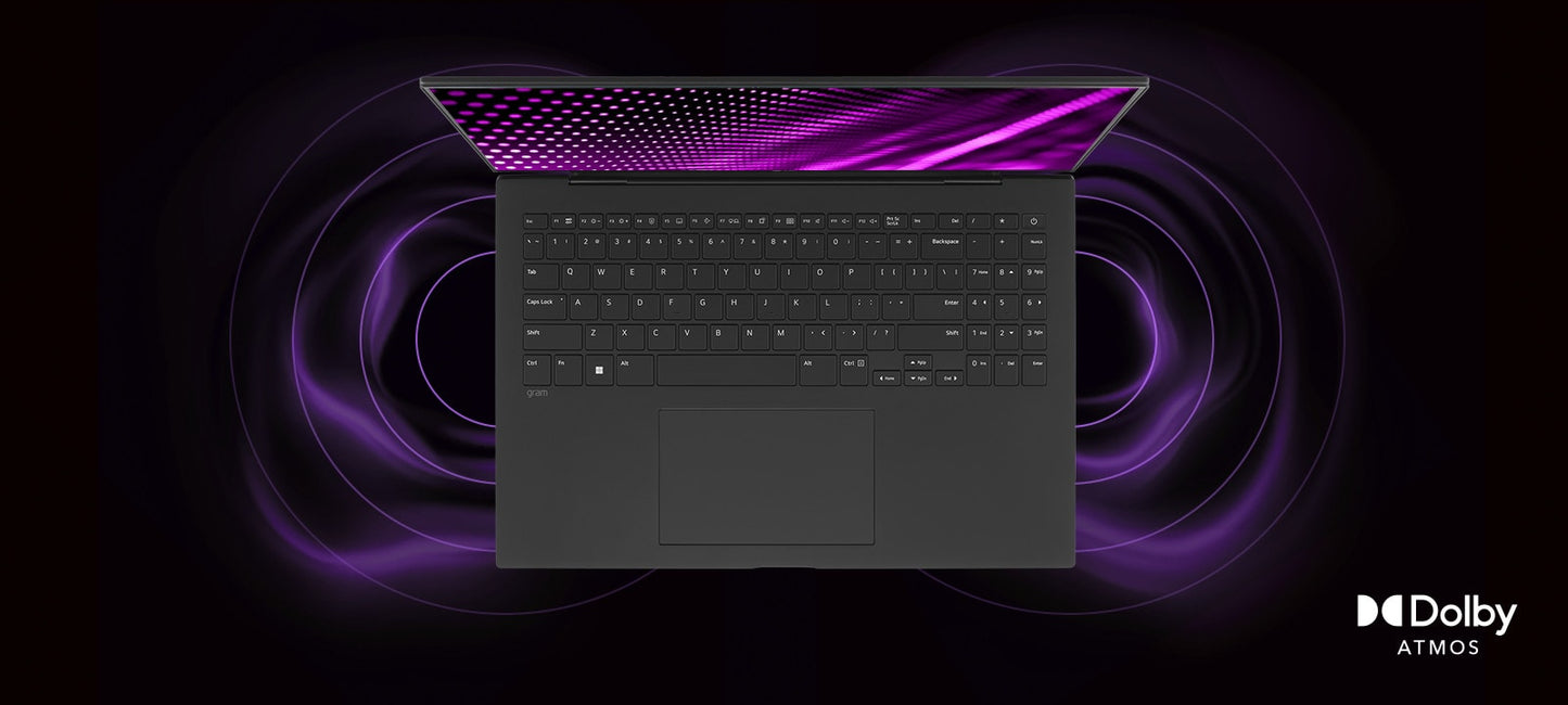 LG Gram 16Z90S-V 16" Laptop, Intel Core Ultra 5 125H, 32GB RAM, 512GB SSD (Charcoal Gray)