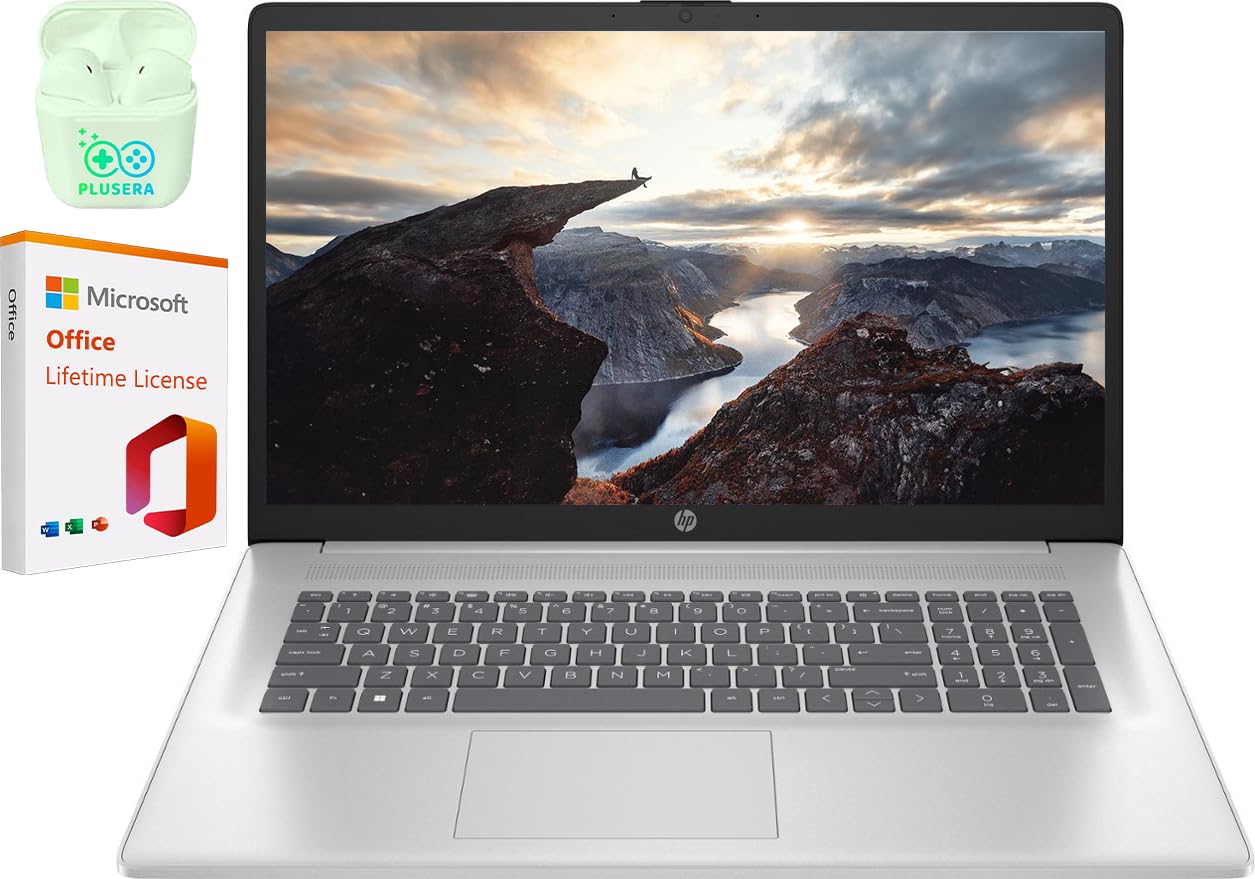 Hp Laptop, 17.3'' Fhd Business Laptop Computer, Intel Core I3-1215U 6-Core Processor, 40Gb Ram 2Tb Ssd, Windows 11 Home Laptop W