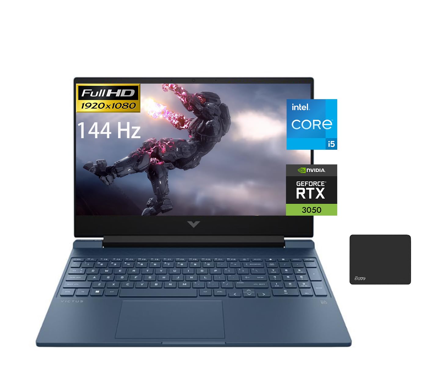 Hp Victus Gaming Laptop, 15.6'' Fhd 144Hz, 12Th Gen Intel Core I5 Up To 4.4 Ghz,Rtx 3050, 32Gb Ram 2Tb Ssd, Backlit, Win 11H, Bl