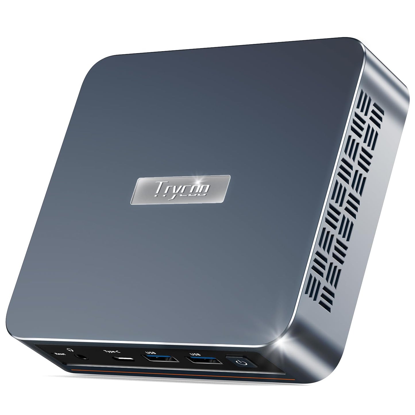 Trycoo Wi 6 Mini Pc,Intel Alder Lake N95(3.4 Ghz) Mini Computer, 8Gb Ram 256Gb M.2 Ssd,Support Triple 4K Uhd/Hd 2.0/Lan/Dual Ban