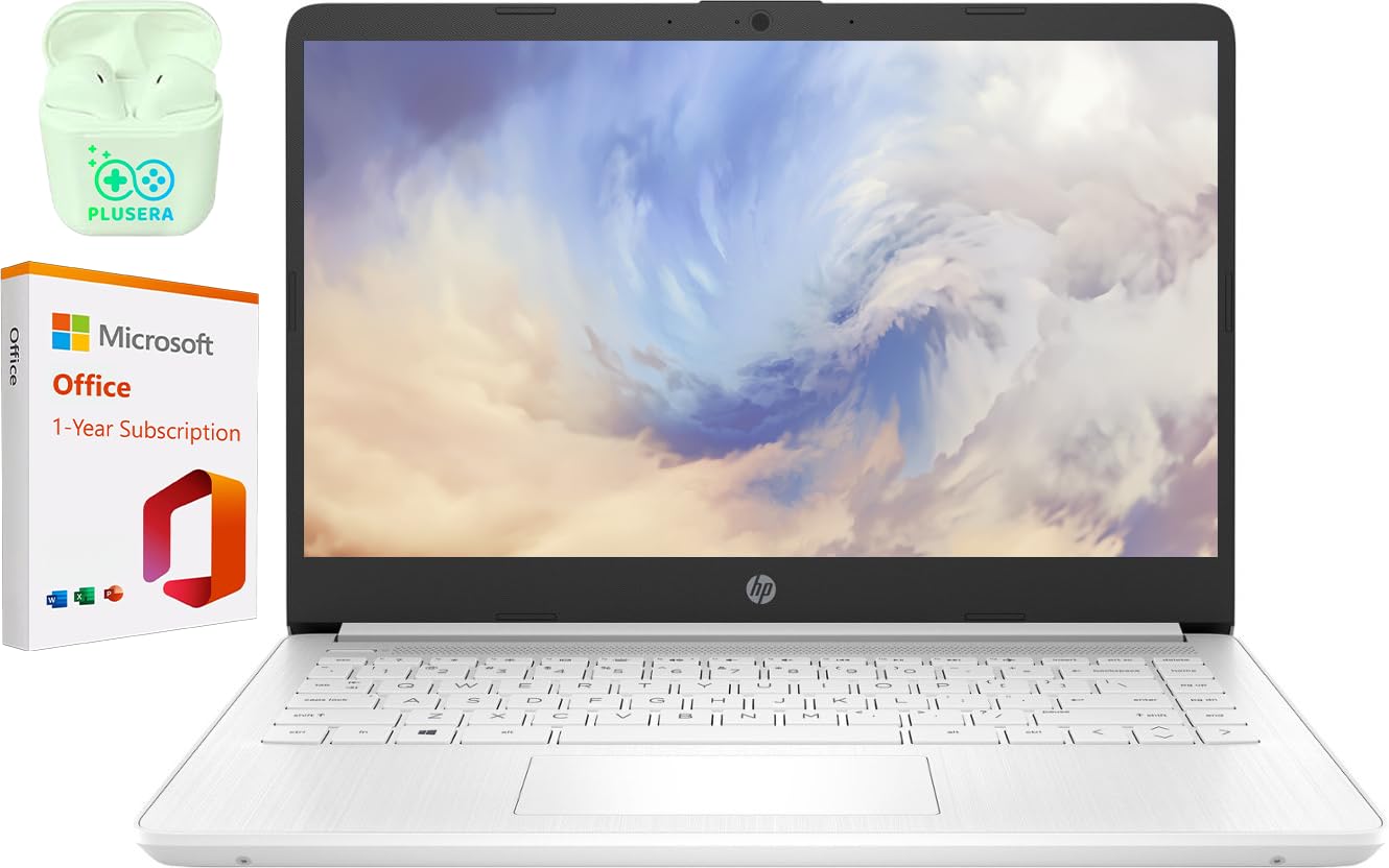 Hp Laptop, 14'''' Hd Business & Student Laptop Computer, Intel Celeron N4120 4-Core Processor, 4Gb Ram 64Gb Emmc,1-Year Microsof