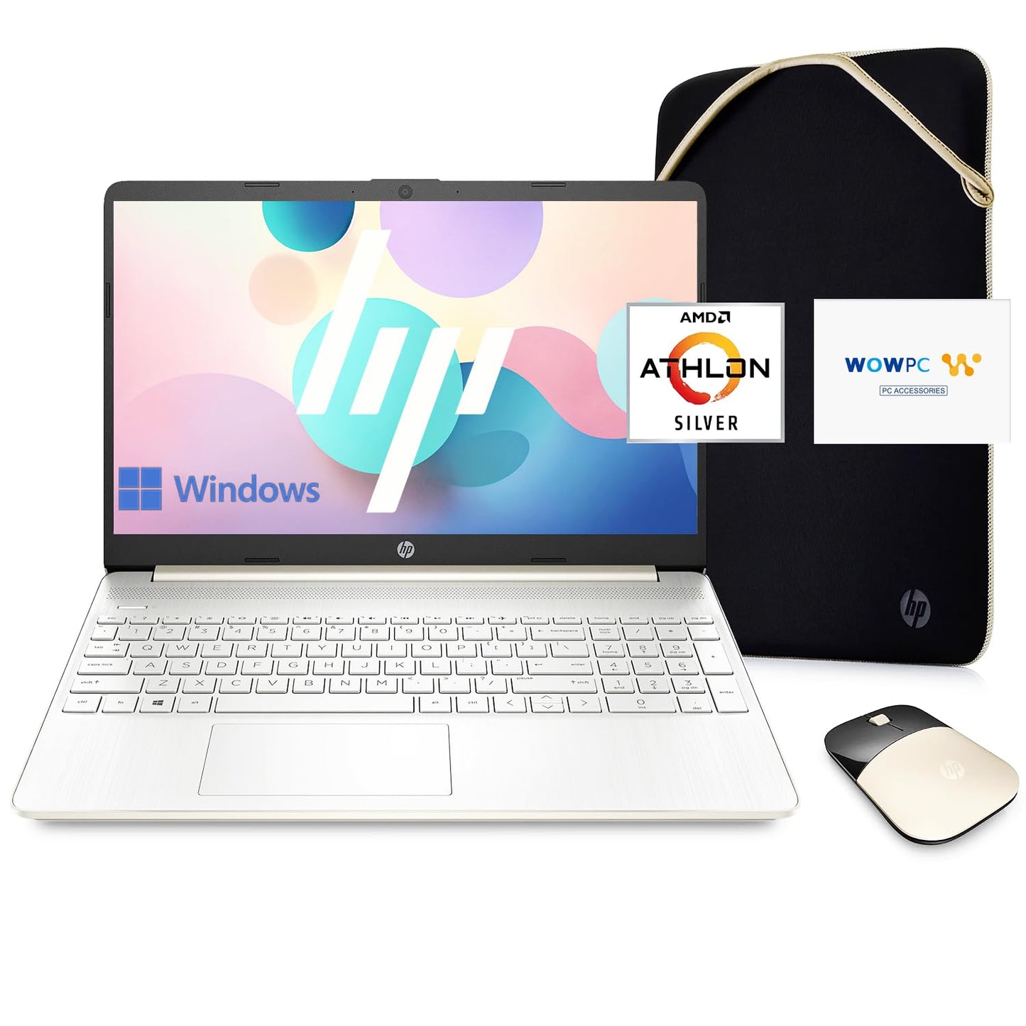 Hp 15.6'' Laptop | Amd Athlon N3050 Processor | Windows 11 Home | Microsoft 365 | 32Gb Ram | 2Tb Ssd | Long Battery Life Wireles