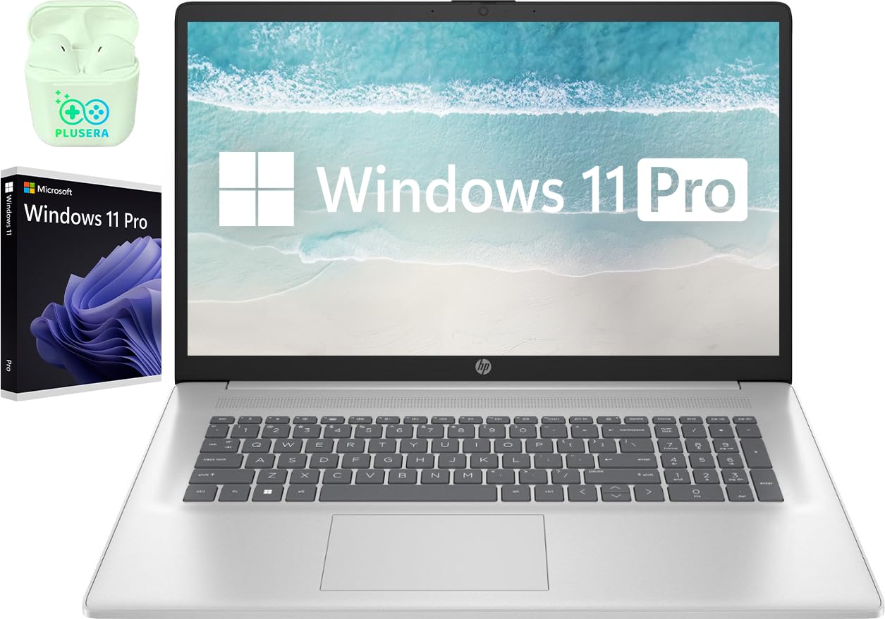 Hp Business Laptop Computer, 17.3'' Fhd Display, Intel Core I3-1215U Processor, Windows 11 Pro Laptop 32Gb Ram 1Tb Ssd, Numeric