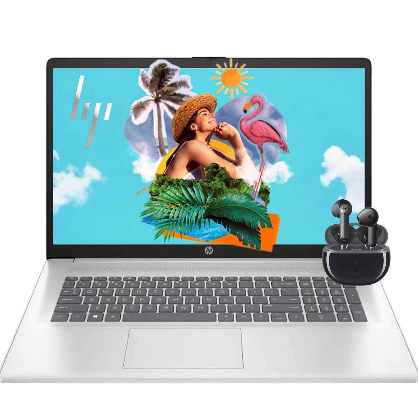 Hp 17.3 Business Laptop With Copilot Ai | Amd Ryzen 5 6-Core Processor | 64Gb Ram | 2Tb Ssd | Amd Radeon Graphics | Anti-Glar