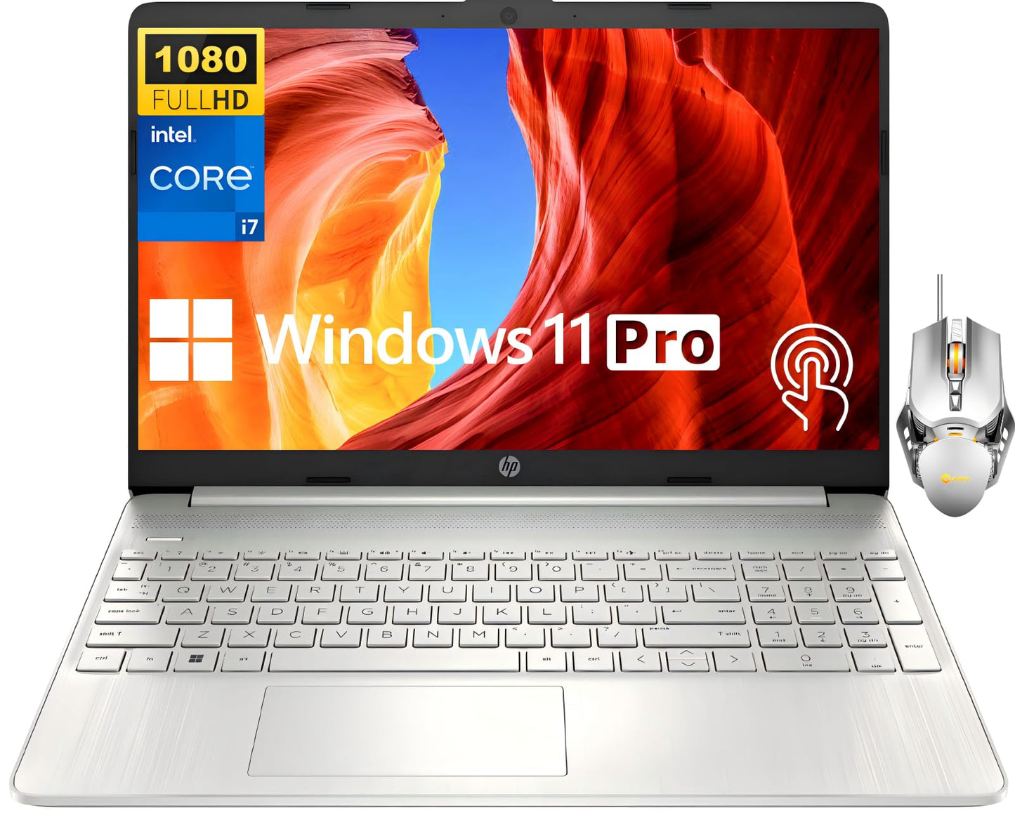 Hp 15.6-Inch Touch-Screen Laptop Computer, Fhd Micro-Edge Display, 32 Gb Ram, 2 Tb Ssd, Intel 10-Core I7-1255U Up To 4.7 Ghz, Lo