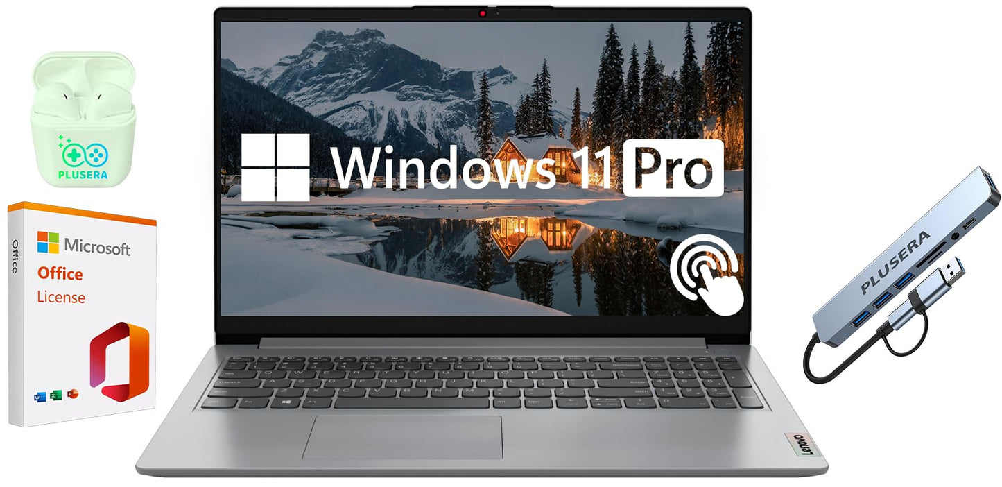 Lenovo Ideapad 15.6Fhd Touchscreen Laptop, 40Gb Ram 2.5Tb Storage (2Tb Ssd+512Gb Docking Station Set), 6 Cores Intel Core I3, Wi