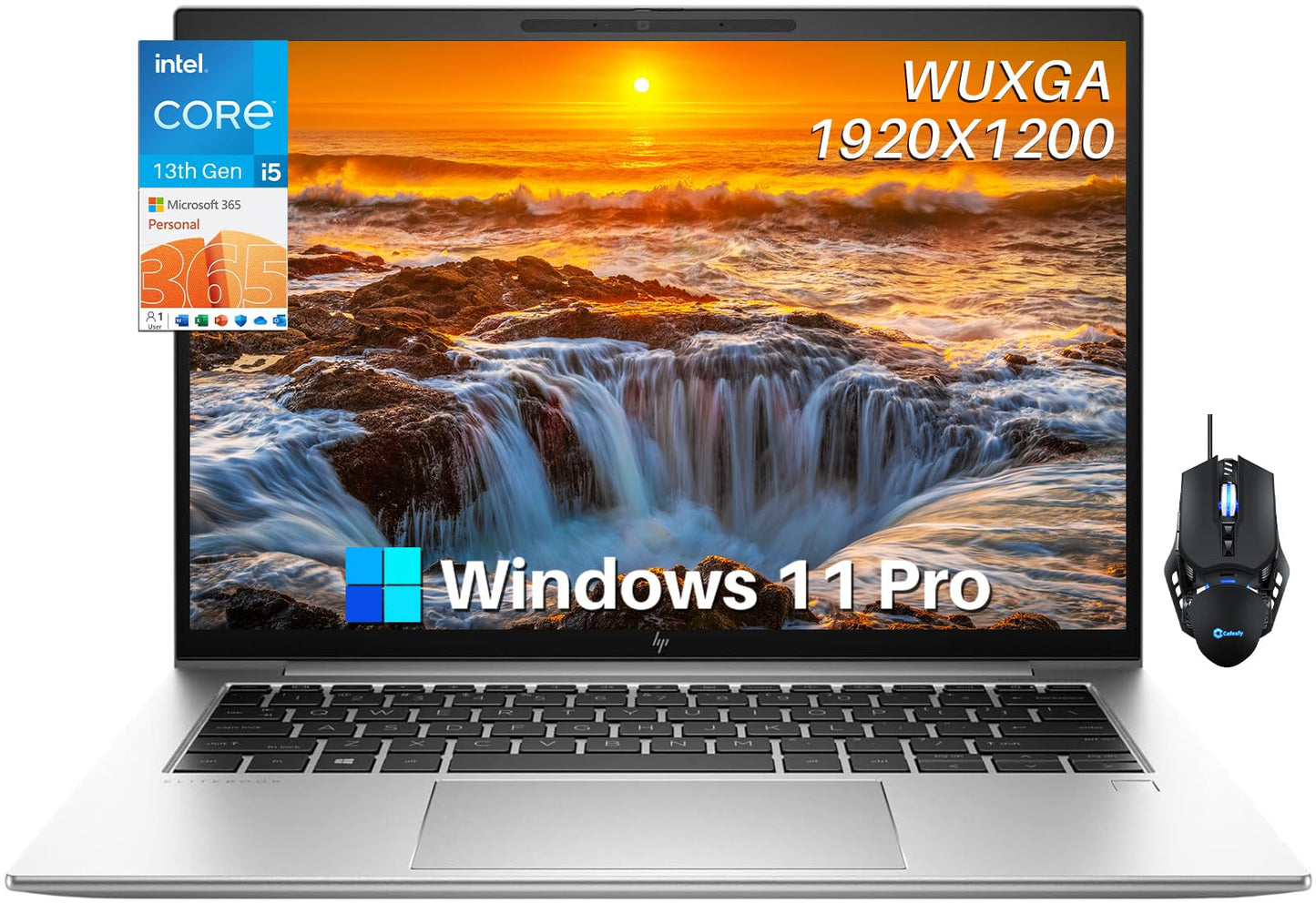 Hp Elitebook 840 G10 Business Laptop, 14'' Wuxga, 13Th Gen Intel 10-Core I5-1335U, 32Gb Ddr5, 2Tb Ssd, 1-Year Office 365, Window