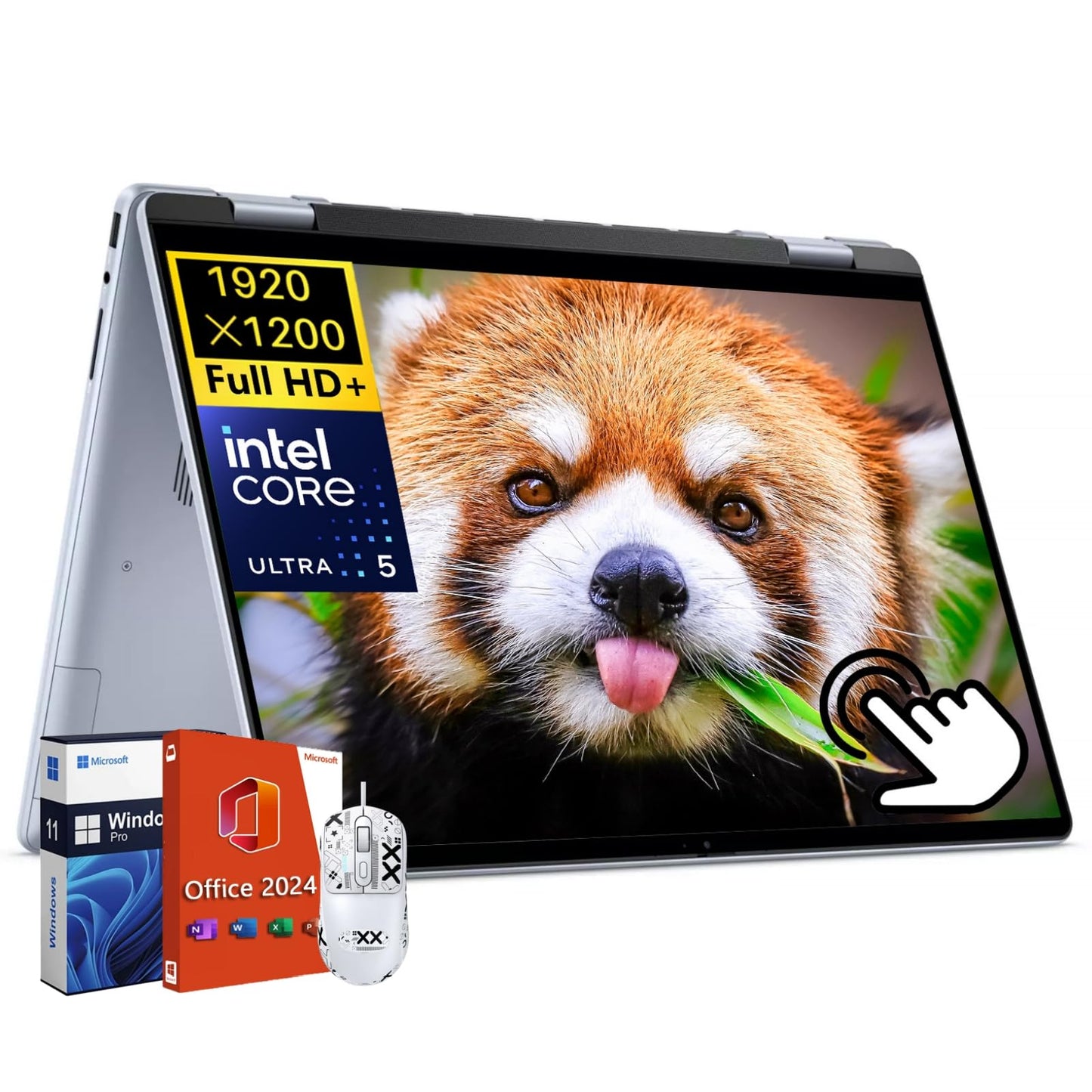 Dell Inspiron 16 7640 2 In 1 Touchscreen Business Laptop, Intel Ultra 5 Processor, 16'' Fhd+ Touchscreen, 16 Gb Lpddr5X Ram, 4 T
