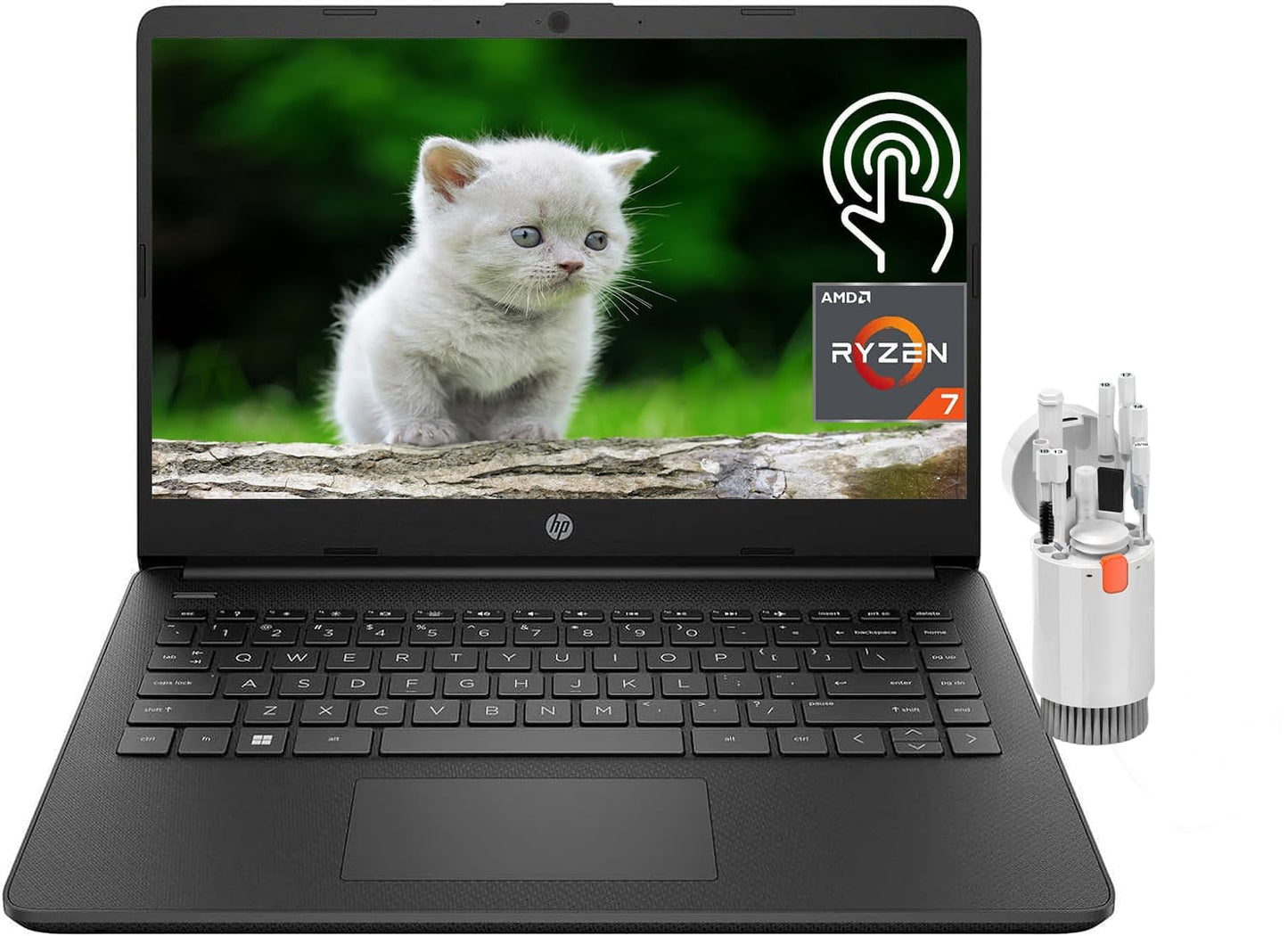 Hp 2023 Newest Business Laptop, 14'' Touchscreen, Amd Ryzen 7-5700U(8-Core), 32Gb Ram, 1Tb Ssd, Amd Radeon Graphics, Hd Webcam,