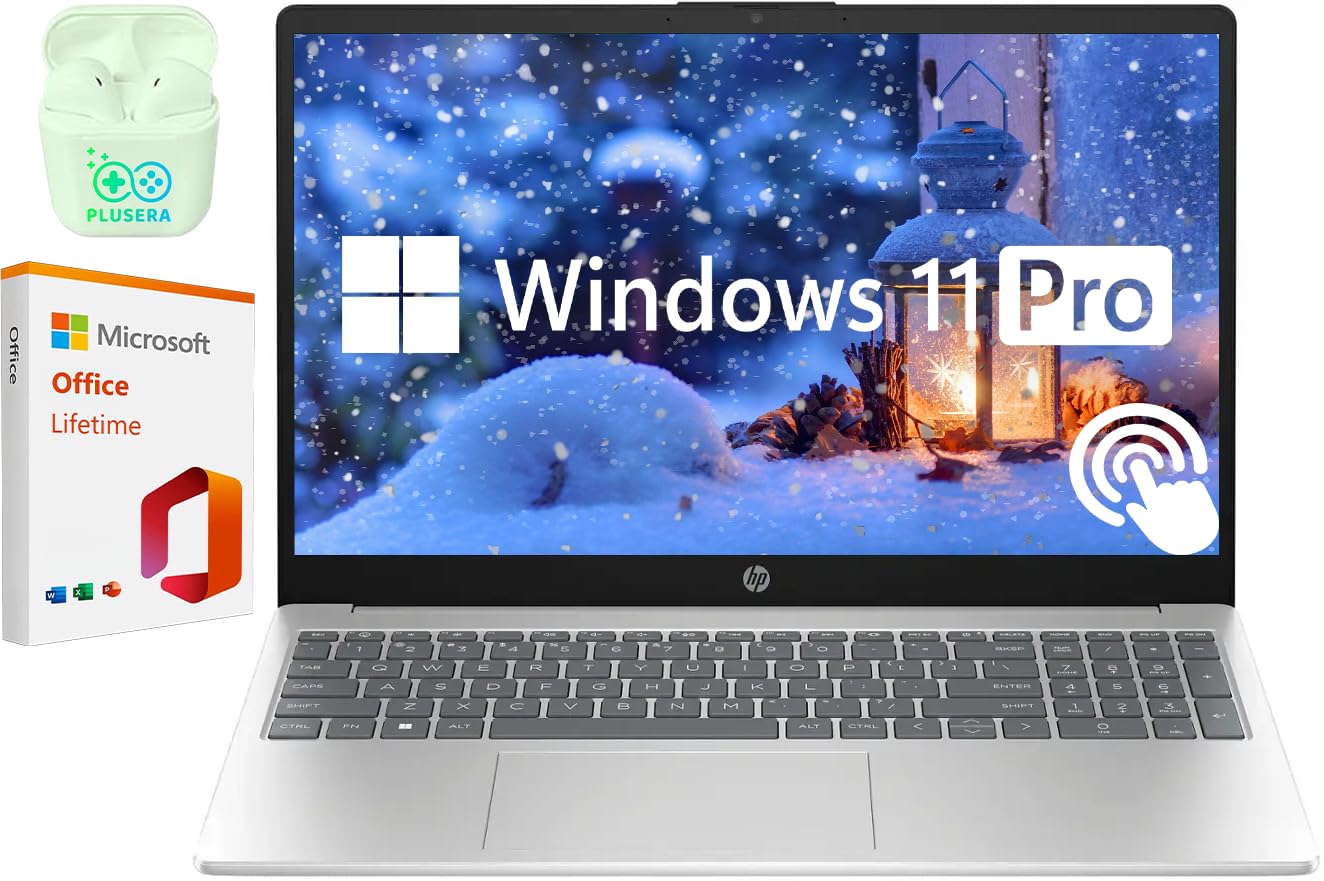 Hp 15.6'' Touchscreen Business & Student Laptop Computer, 16Gb Ram 512Gb Ssd, 10 Cores Intel Core I5, Windows 11 Pro Laptop With