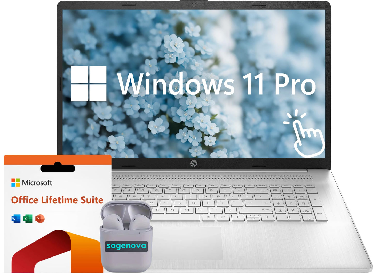 Hp Business Laptop Computer, 15.6'' Led Touchscreen Laptop 12Gb Ram 512Gb Ssd, Intel Core I5-1155G7 Processor, Windows 11 Pro La