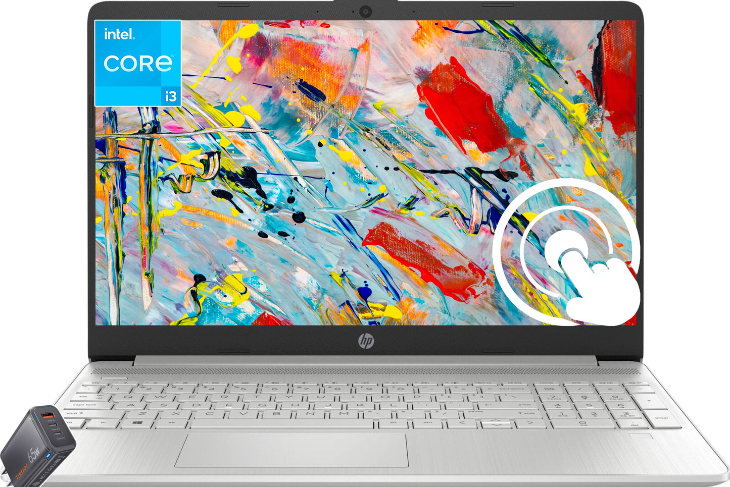 Hp 15.6'' Touch-Screen Laptop - Intel Core I3 1215U - 32Gb Ram - 2Tb Pcie Ssd - Wi-Fi & Bluetooth 5 - Webcam - Windows 11 - W/65