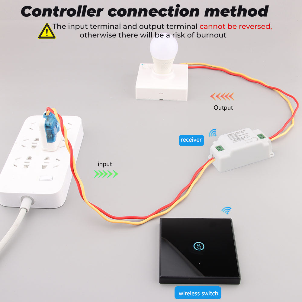 SMATRUL Tuya Smart APP WiFi Touch Wall Switch Light Wireless RF 433Mhz DIY Relay Timer Module Google Home Alexa 110V 220V On Off