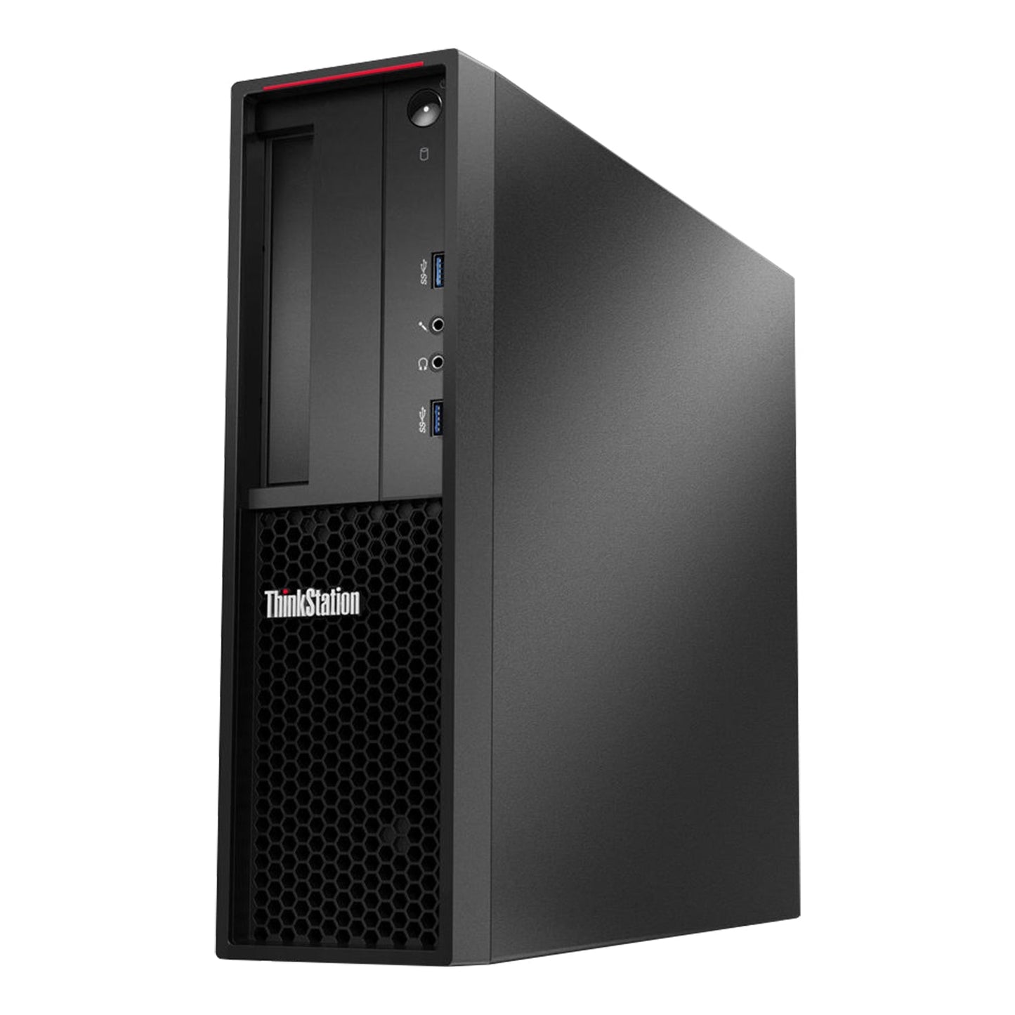 Lenovo ThinkStation P310 SFF Desktop Windows 10 Pro Computer PC, Intel - Core i3 - 6th Gen up to 3.70 GHz Processor, 16GB - 32GB DDR4 RAM, 256GB - 1TB SSD, Wired Keyboard and Mouse - Refurbished