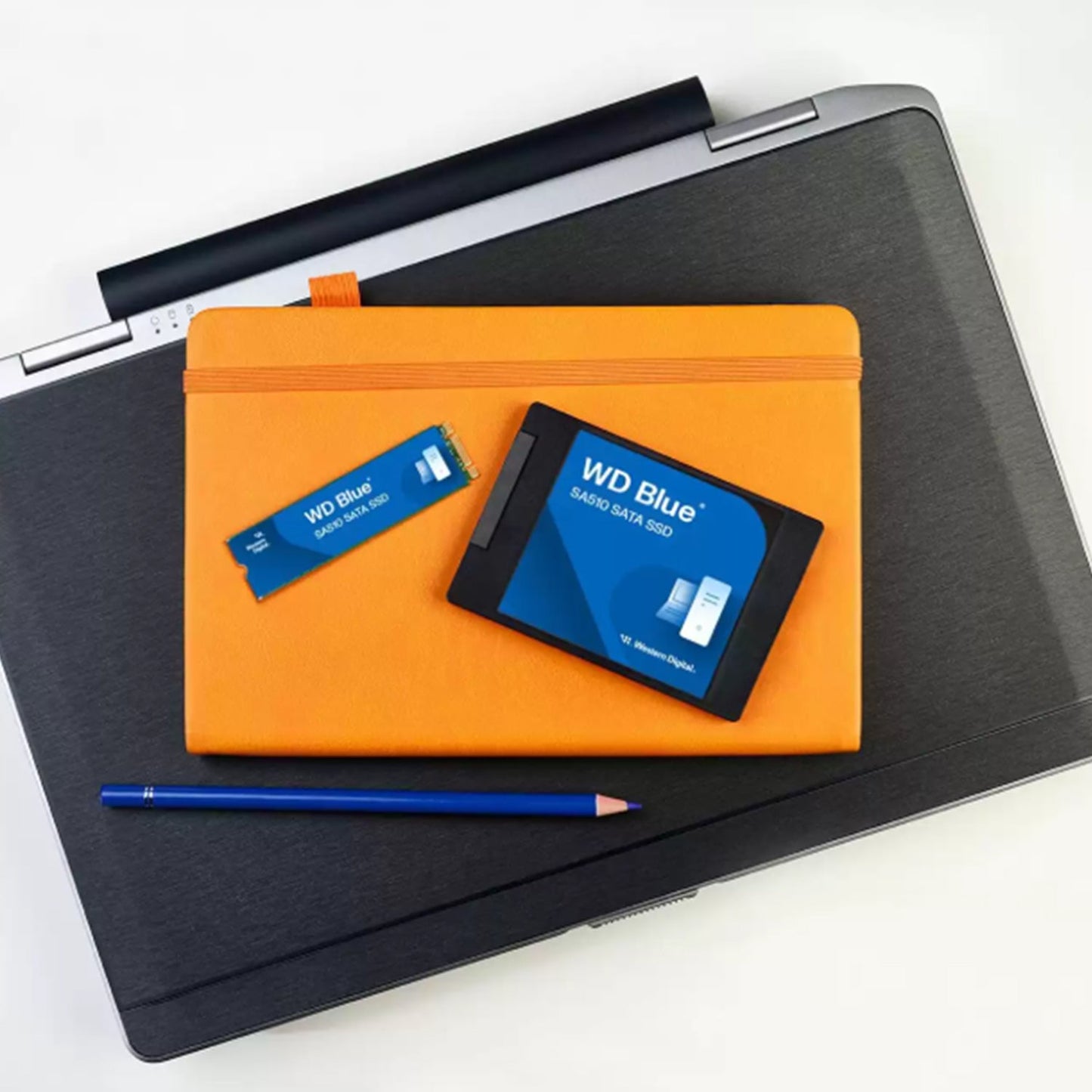 Western Digital 1TB SSD - SATA III 2.5" 7mm Blue, R/W Speed Up to 560/520 MB/s - WDS100T3B0A