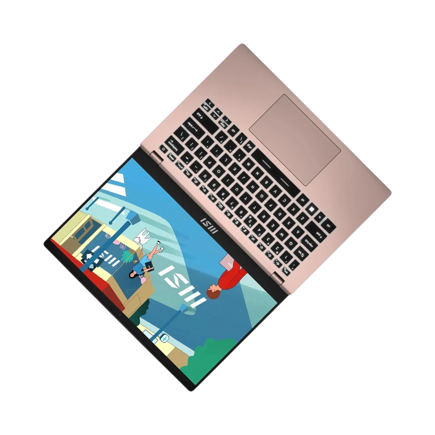 MSI 14" Modern 14 C13M Laptop, Intel Core i5-1335U, 16GB RAM, 512GB SSD (Beige Rose)