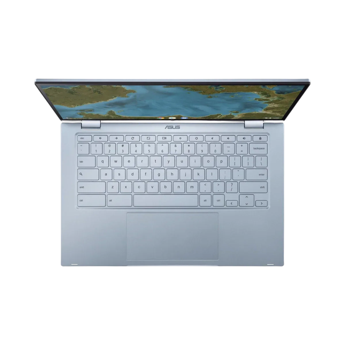 ASUS Chromebook Flip C433 14" Touch Notebook, Intel Core m3-8100Y, 4GB RAM, 64GB eMMC