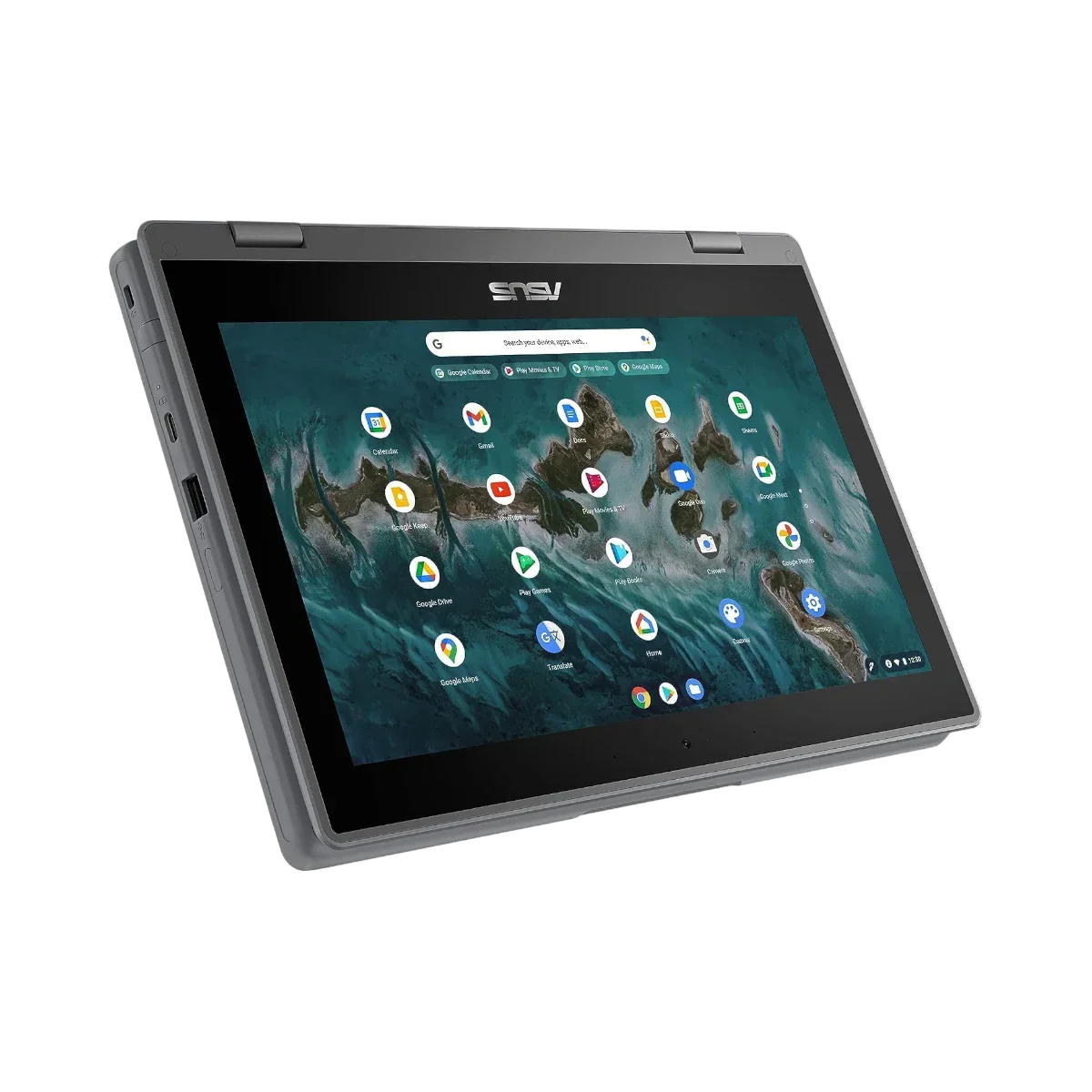 ASUS Chromebook Flip CR1 11.6" Touchscreen Notebook, Intel Celeron N5100, 8GB RAM, 32GB eMMC