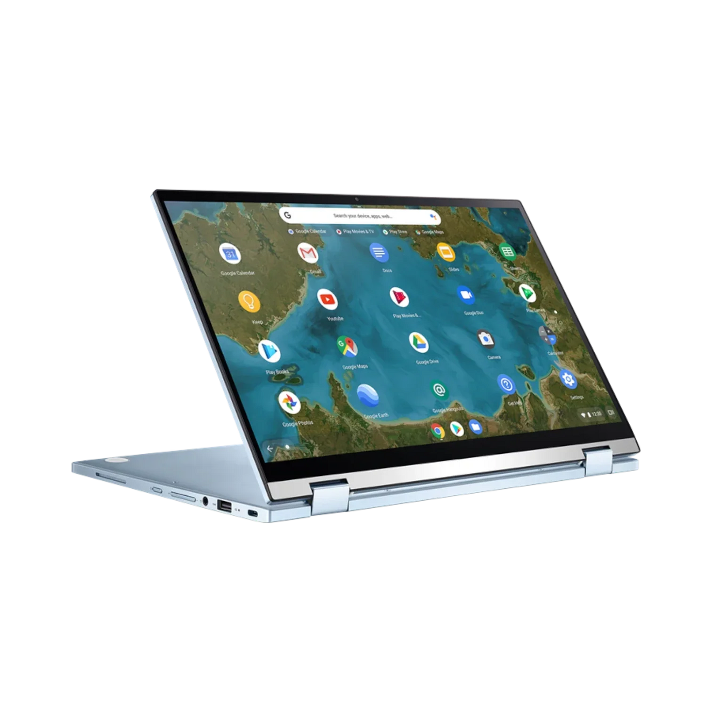 ASUS Chromebook Flip C433 14" Touch Notebook, Intel Core m3-8100Y, 4GB RAM, 64GB eMMC