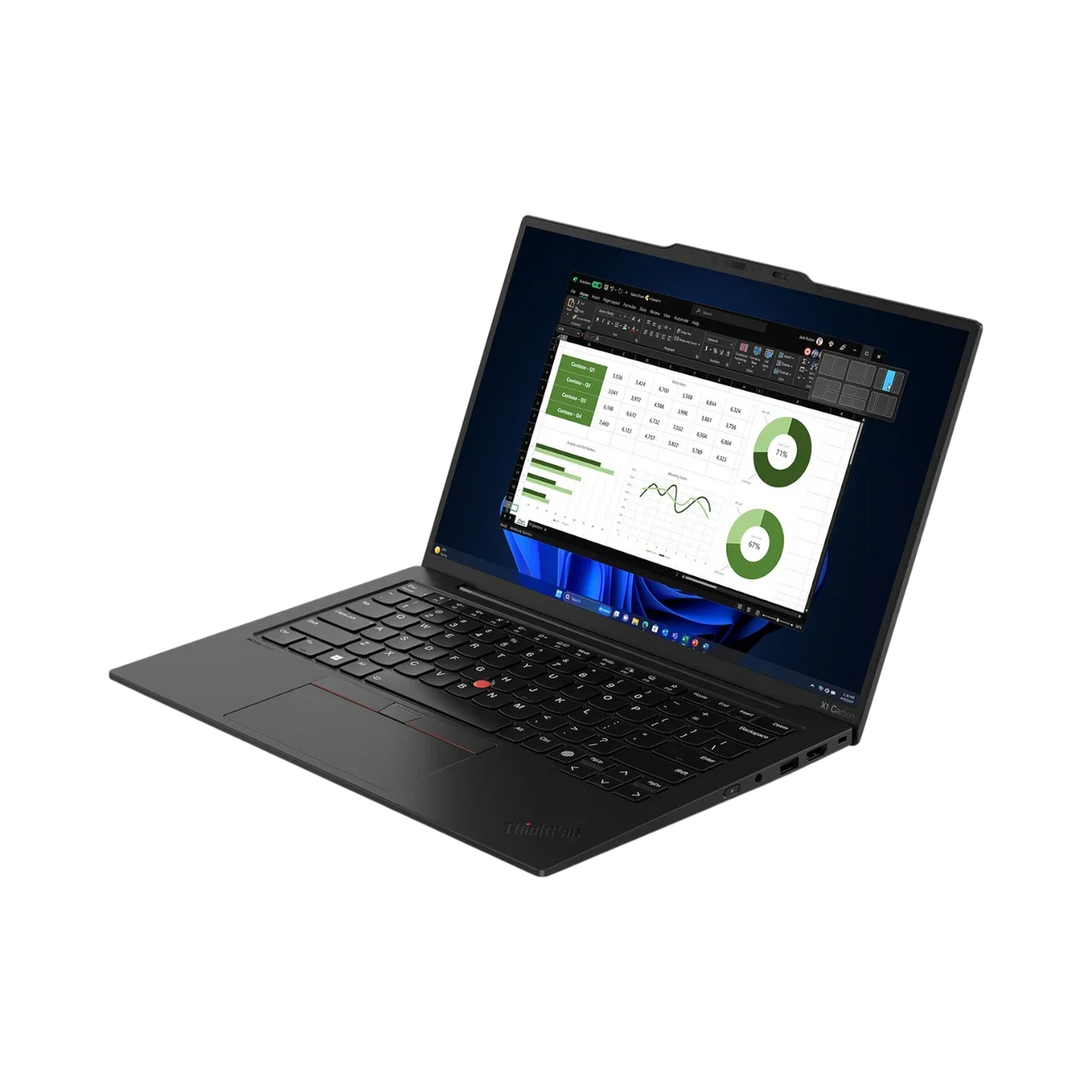 Lenovo ThinkPad X1 Carbon Gen 12 14" Multi-Touch Laptop, Intel Core Ultra 7 155U, 32GB RAM, 512GB SSD