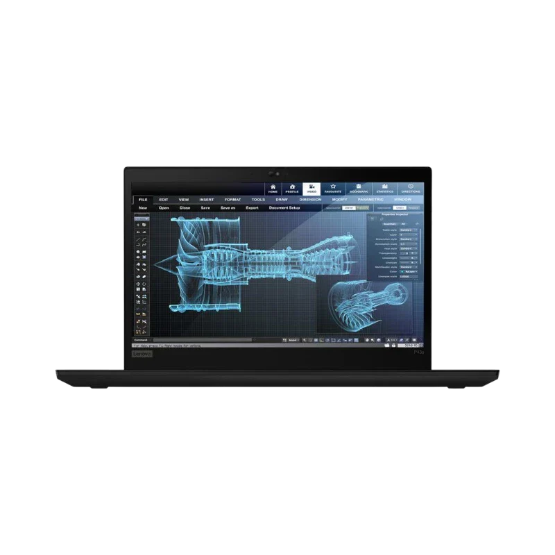 Lenovo ThinkPad P43s 14" Workstation, Intel Core i5-8365U, NVIDIA Quadro P520, 8GB RAM, 256GB SSD