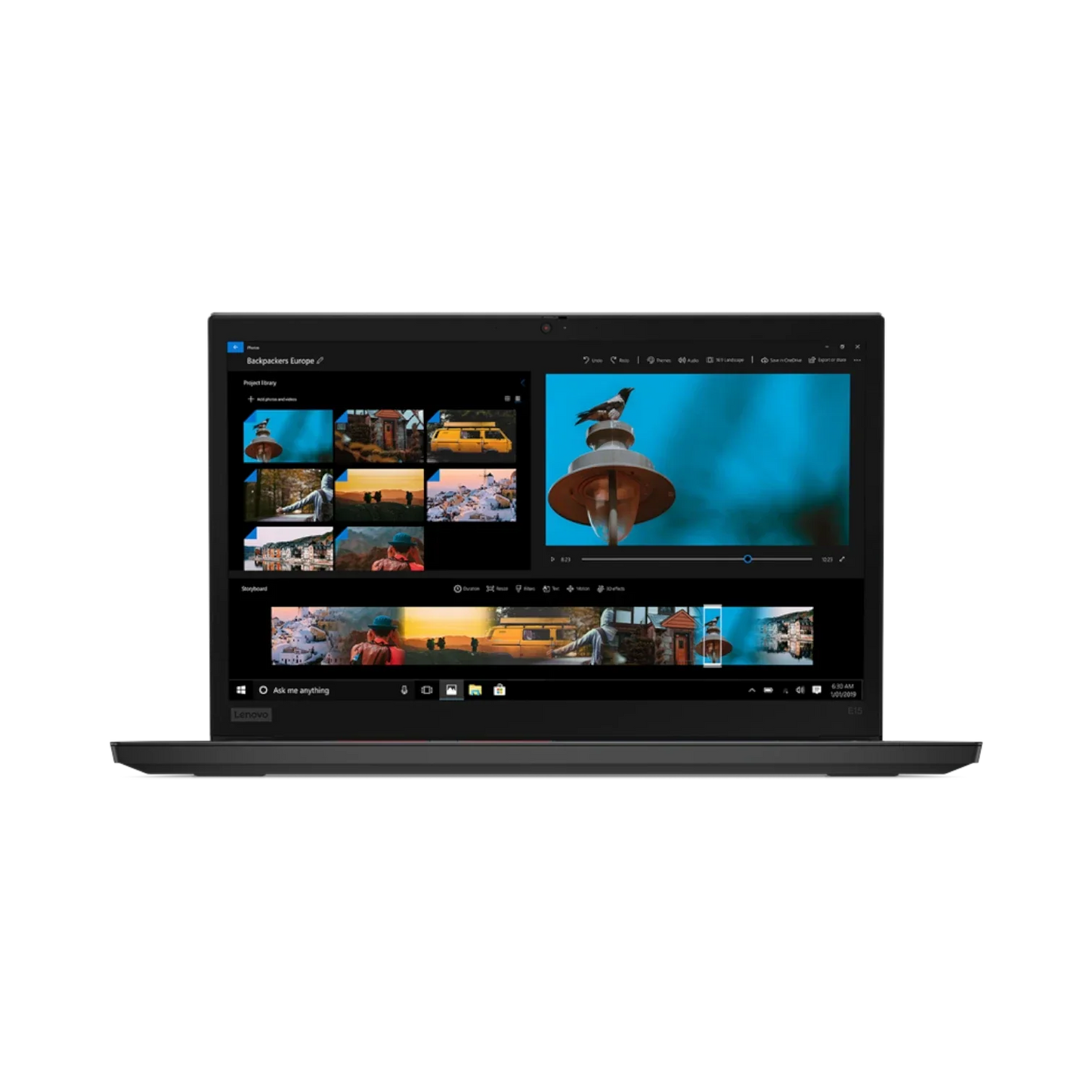 Lenovo ThinkPad E15 15.6" Laptop, Intel Core i5-10210U, 8GB RAM, 256GB SSD