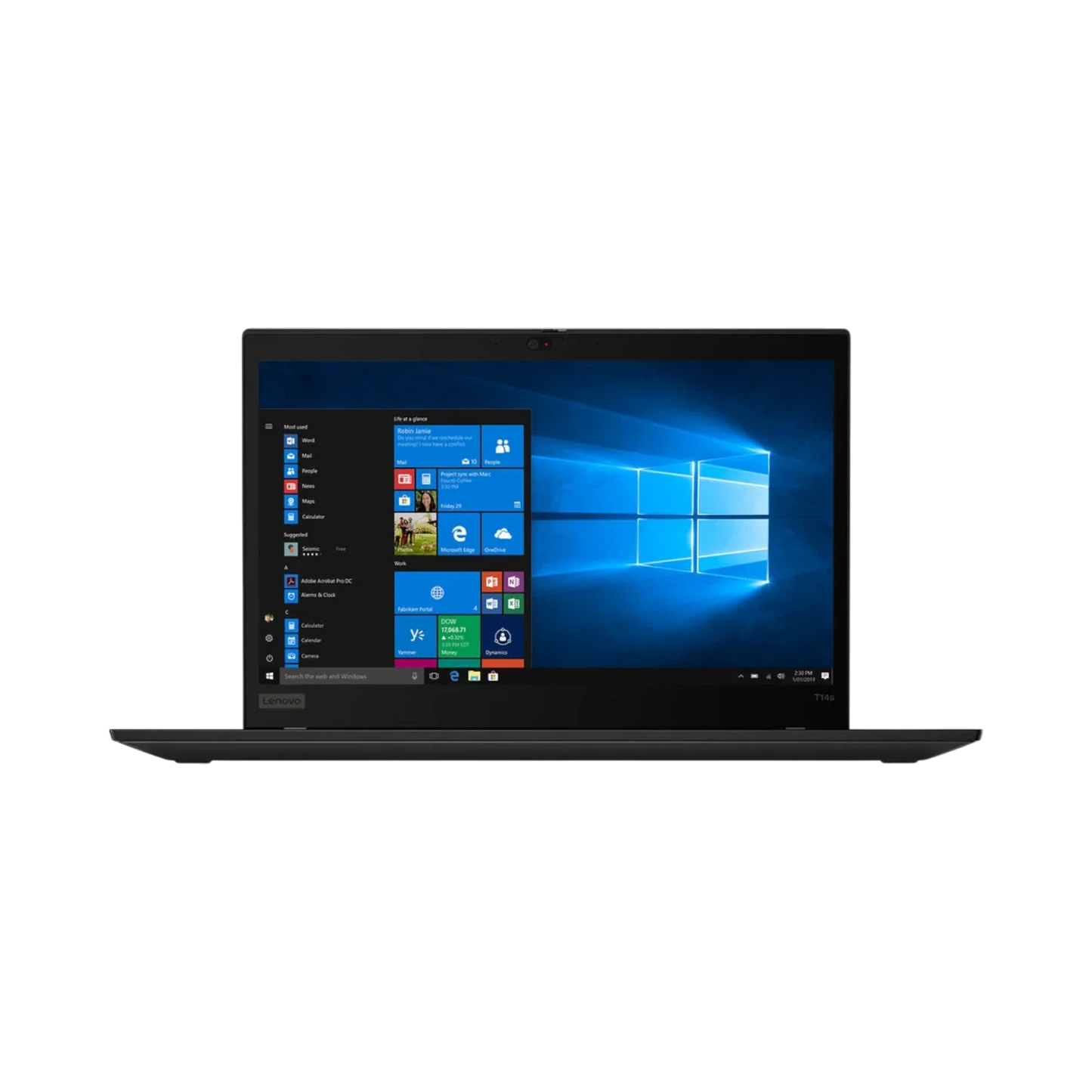 Lenovo ThinkPad T14s Gen 1 14" Multi-Touch Laptop, Intel Core i5-10210U, 16GB DDR4 RAM, 512GB SSD