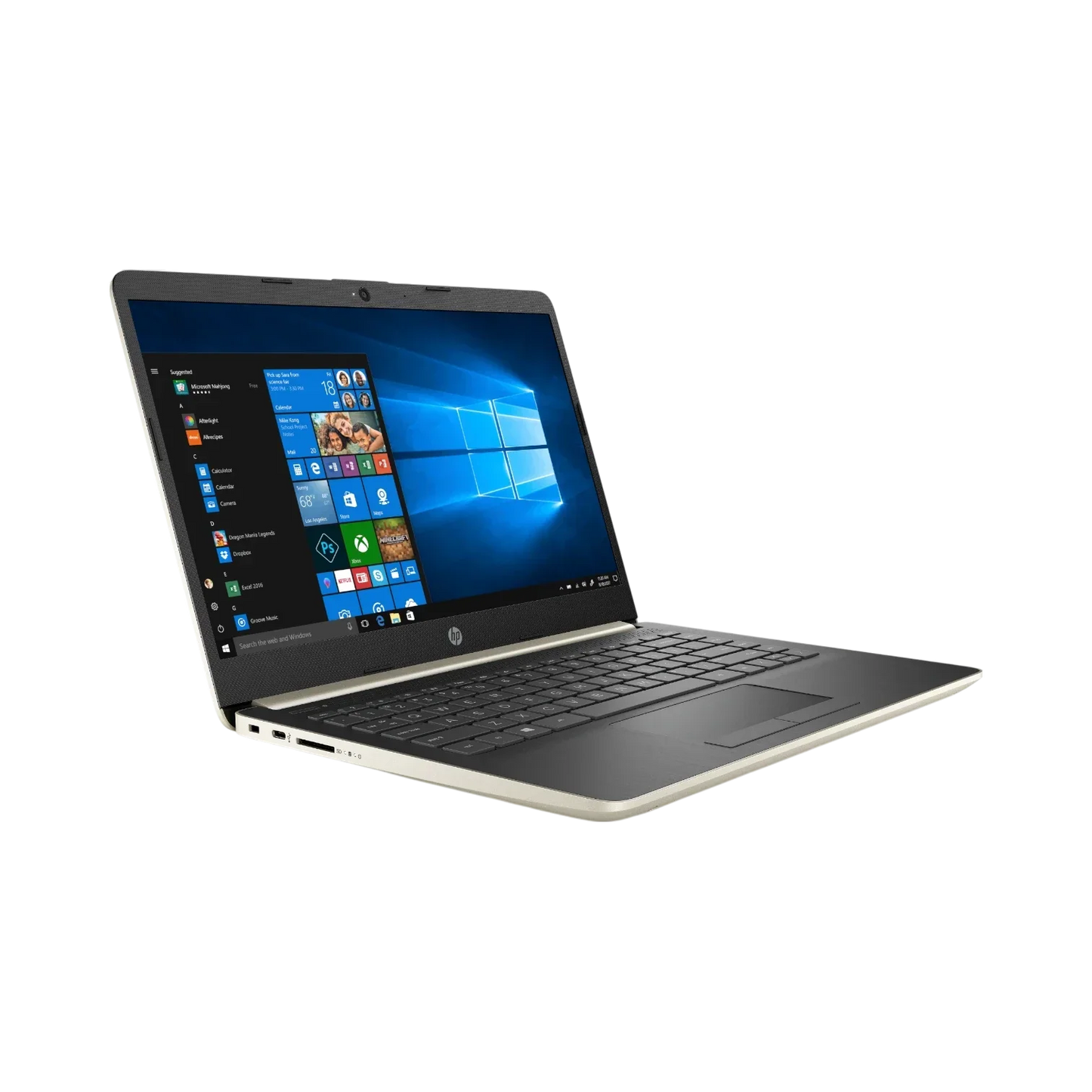 HP 14-cf0006dx 14" Laptop, Intel Core i3-7100U, 4GB DDR4 RAM, 128GB SSD