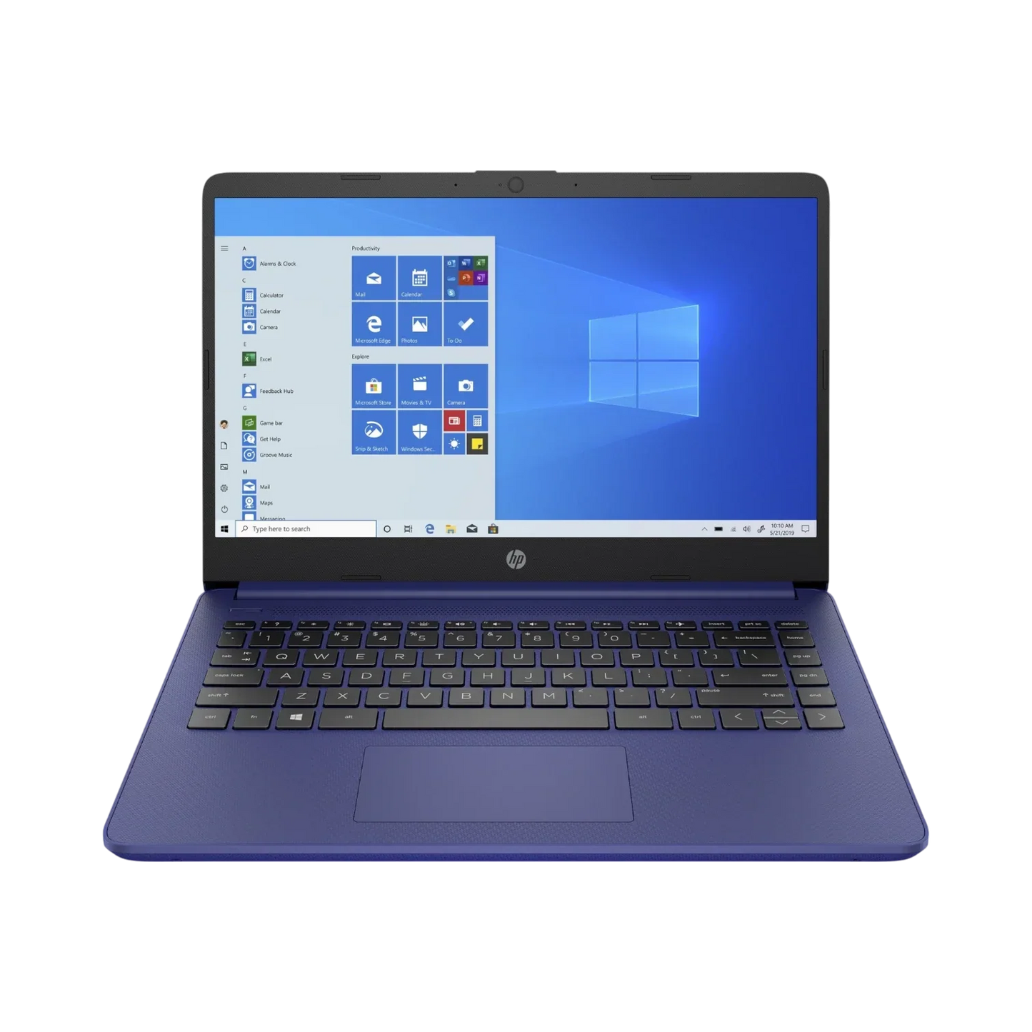 HP 14-FQ0040 14" Laptop, AMD 3020e, 4GB RAM, 64GB eMMC (Indigo Blue)