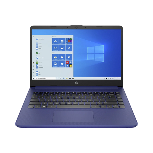 HP 14-FQ0040 14" Laptop, AMD 3020e, 4GB RAM, 64GB eMMC (Indigo Blue)