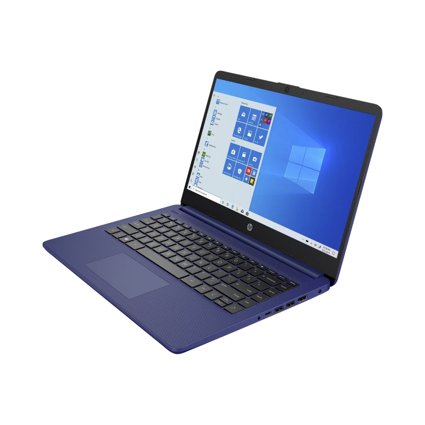 HP 14-FQ0040 14" Laptop, AMD 3020e, 4GB RAM, 64GB eMMC (Indigo Blue)
