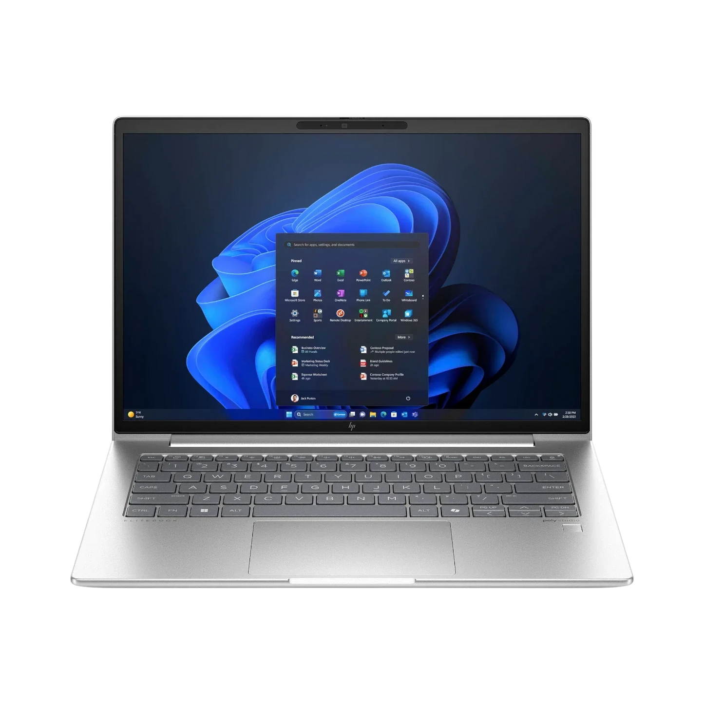 HP EliteBook 640 G11 14" Multi-Touch Notebook, Intel Core Ultra 7 165U, 16GB DDR5 RAM, 512GB SSD