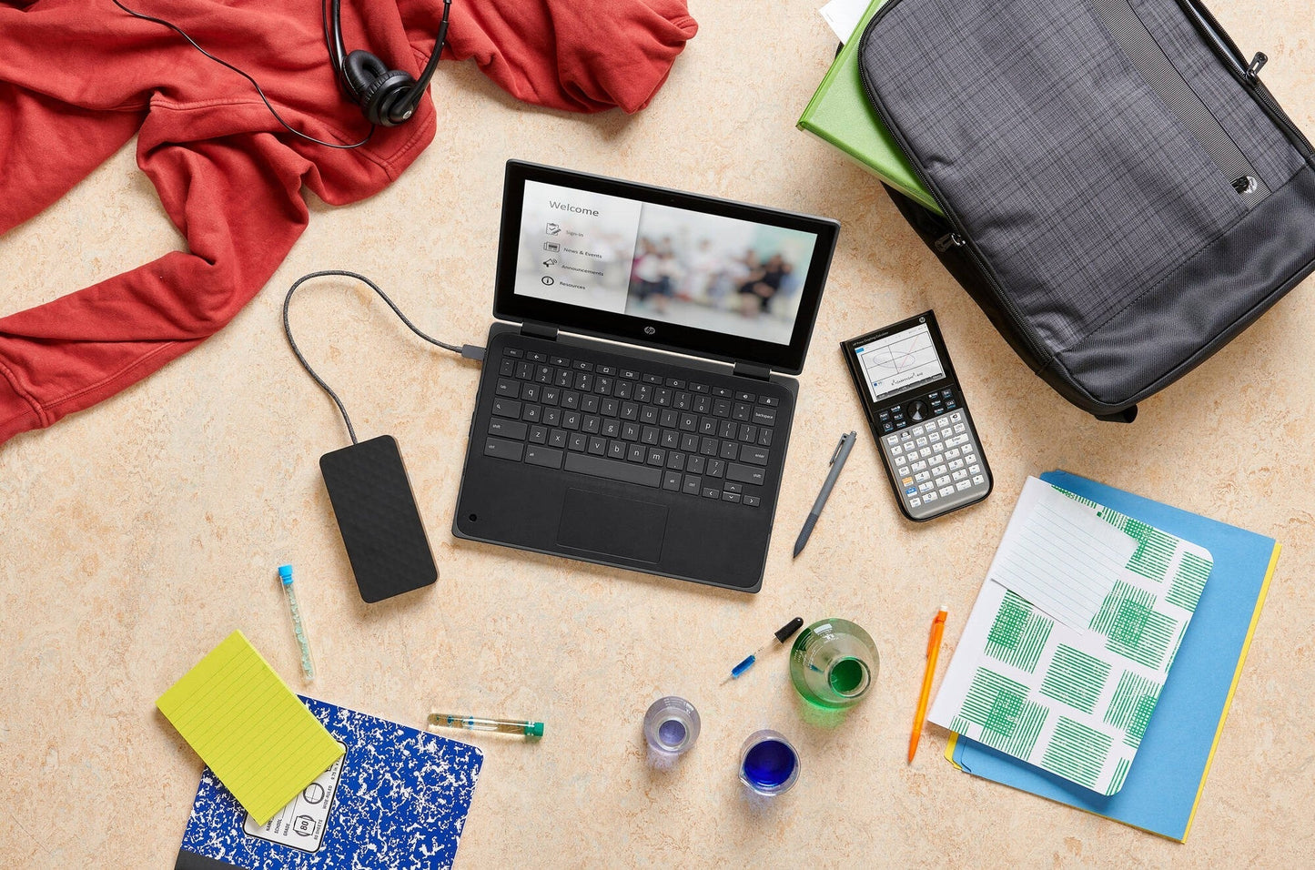 HP Fortis x360 G3 J 11.6" Multi-Touch Chromebook, Intel Celeron N4500, 8GB RAM, 64GB eMMC