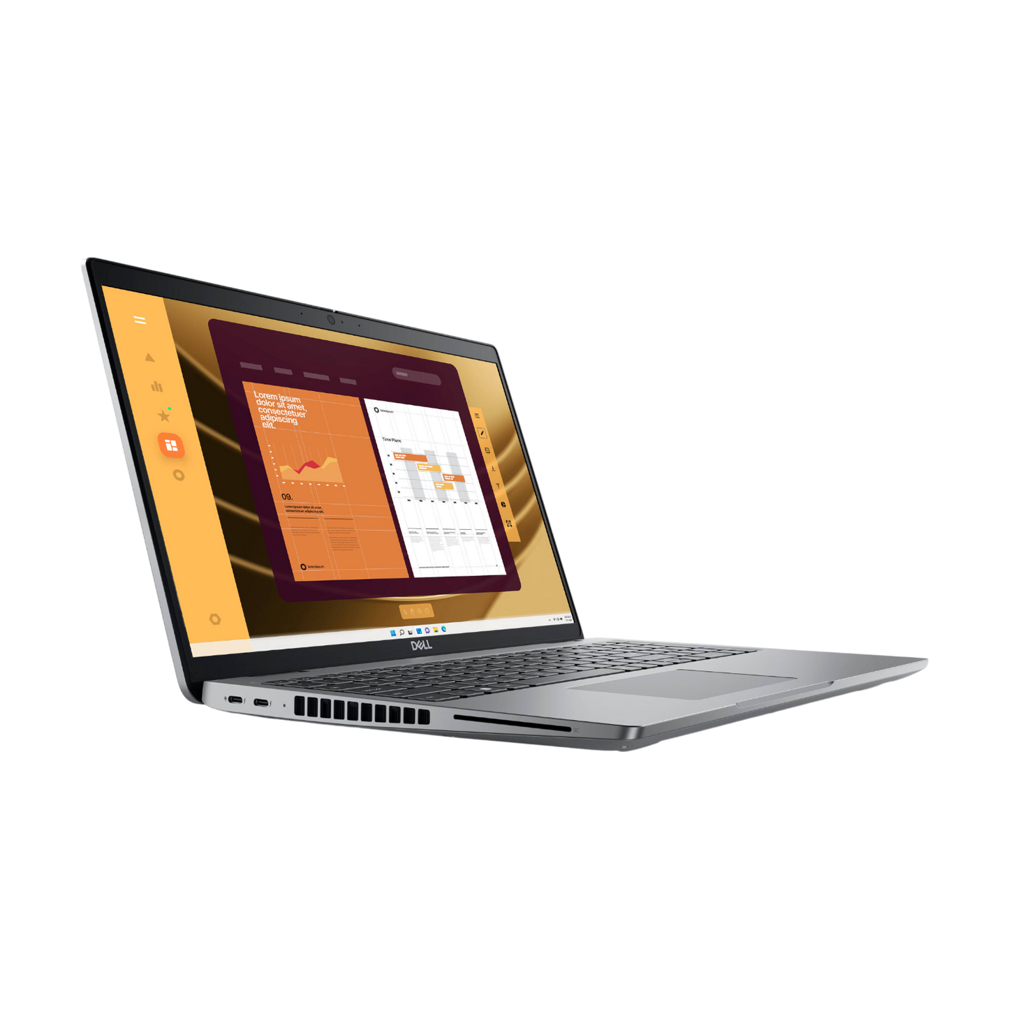 Dell Latitude 5000 15.6" Laptop, Intel Core Ultra 7, 16GB RAM, 512 GB SSD (Silver)