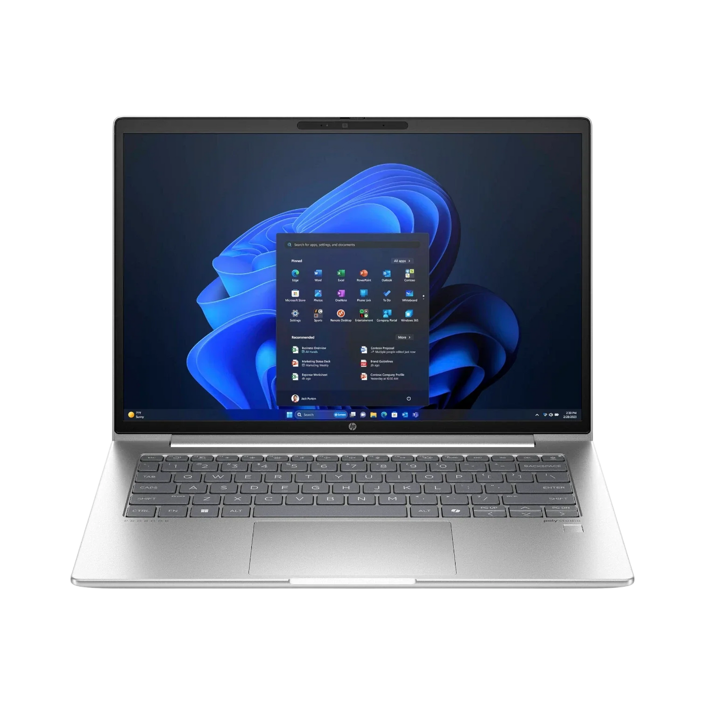 HP ProBook 445 G11 14" Multi-Touch Notebook, AMD Ryzen 7 7735U, 16GB DDR5 RAM, 512GB SSD