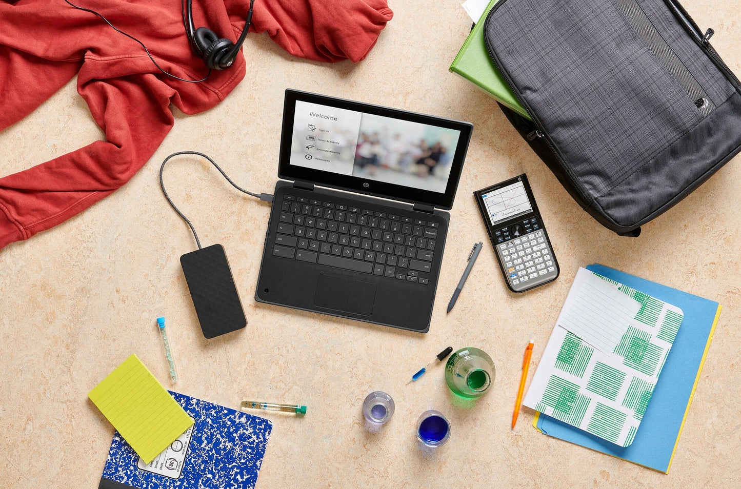 HP Fortis x360 G3 J 11.6" Multi-Touch Chromebook, Intel Celeron N5100, 8GB RAM, 64GB eMMC