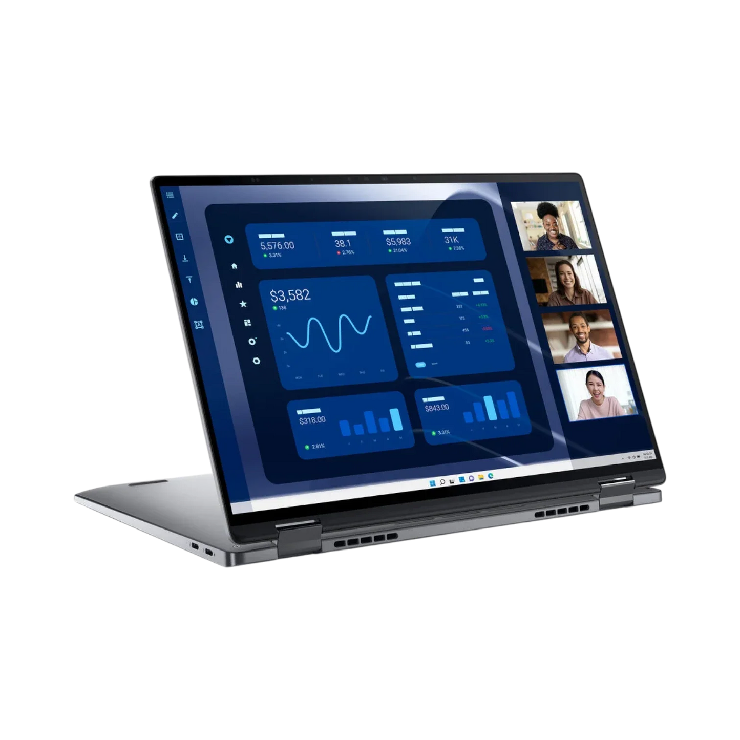 Dell Latitude 9450 14" Multi-Touch 2-in-1 Laptop, Intel Core Ultra 7 165U, 32GB RAM, 512GB SSD