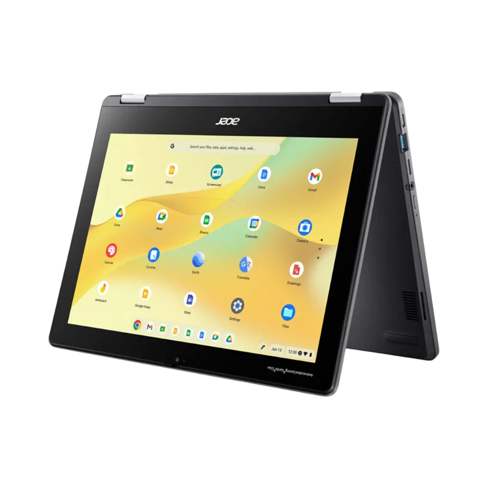 Acer Chromebook Spin 512 12" 2-in-1 Multi-Touch Laptop, Intel Celeron N100, 8GB RAM, 64GB eMMC