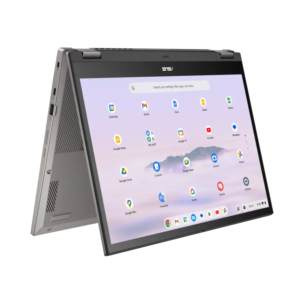 ASUS Chromebook Plus CM34 Flip 14" Notebook, AMD Ryzen 3 7320C, 8GB RAM, 128GB SSD