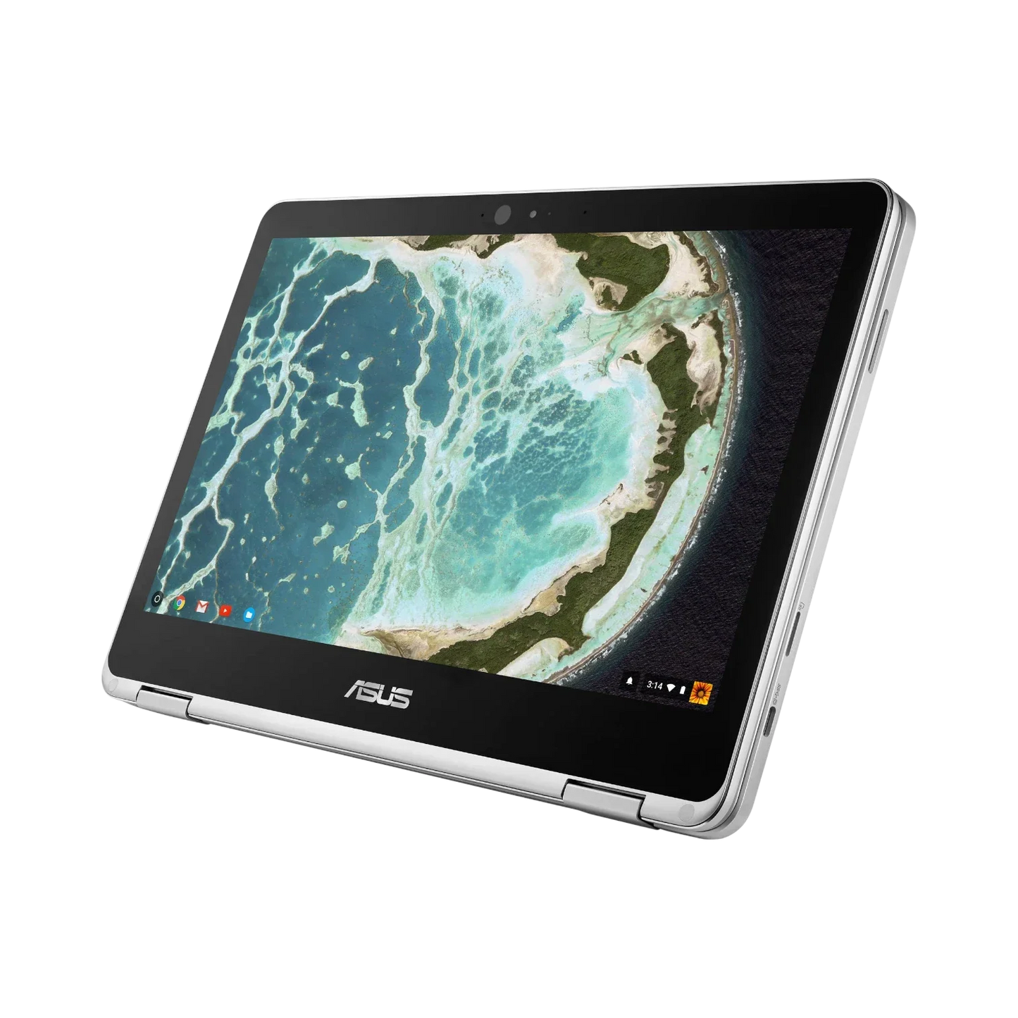 ASUS C302CA-DH54 Chromebook Flip 12.5" Notebook, Intel Core m5-6Y54, 4GB RAM, 64GB eMMC