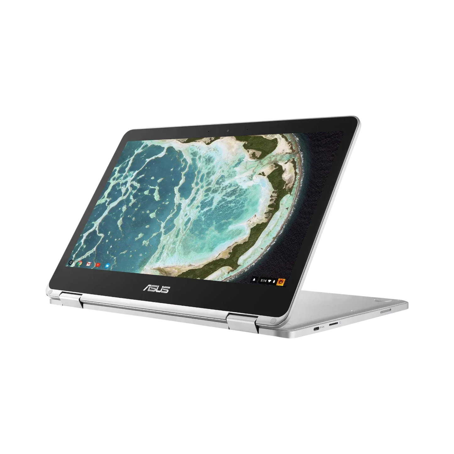 ASUS C302CA-DH54 Chromebook Flip 12.5" Notebook, Intel Core m5-6Y54, 4GB RAM, 64GB eMMC