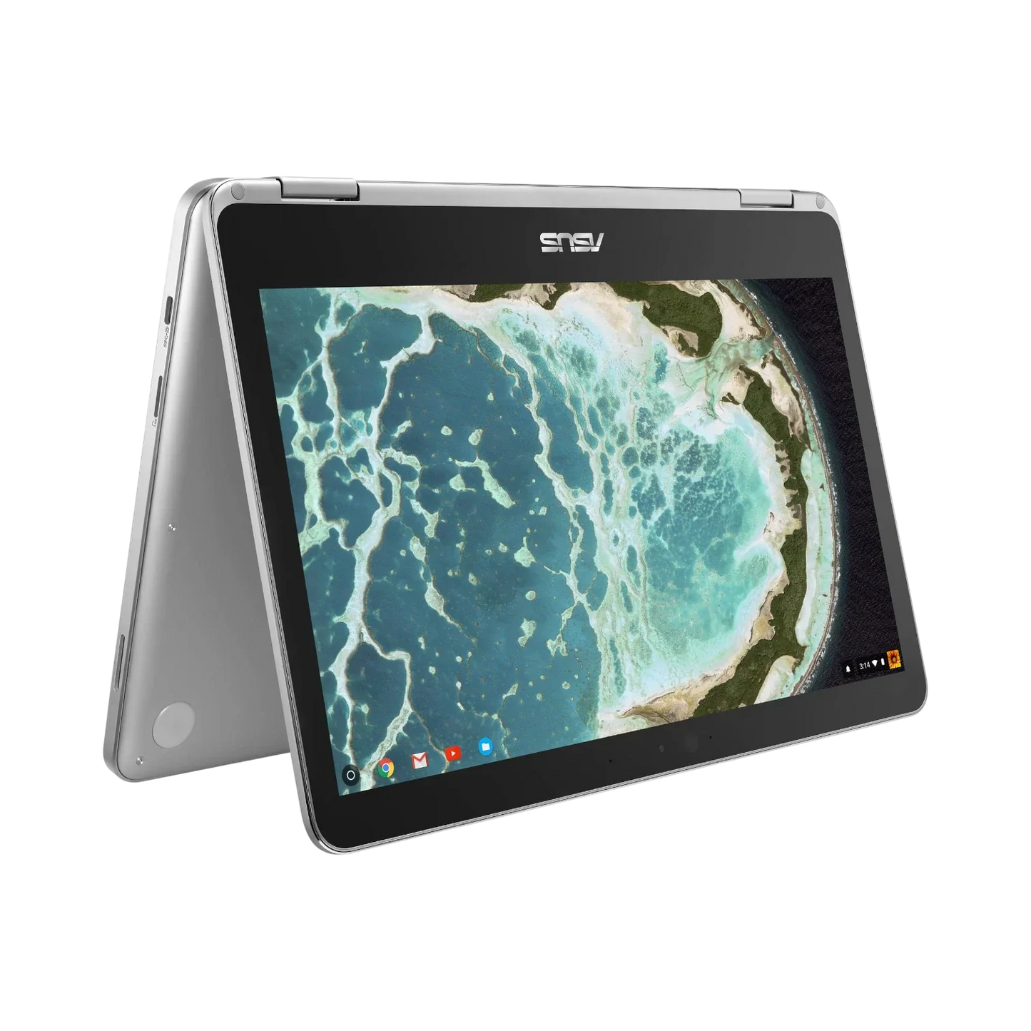 ASUS C302CA-DH54 Chromebook Flip 12.5" Notebook, Intel Core m5-6Y54, 4GB RAM, 64GB eMMC