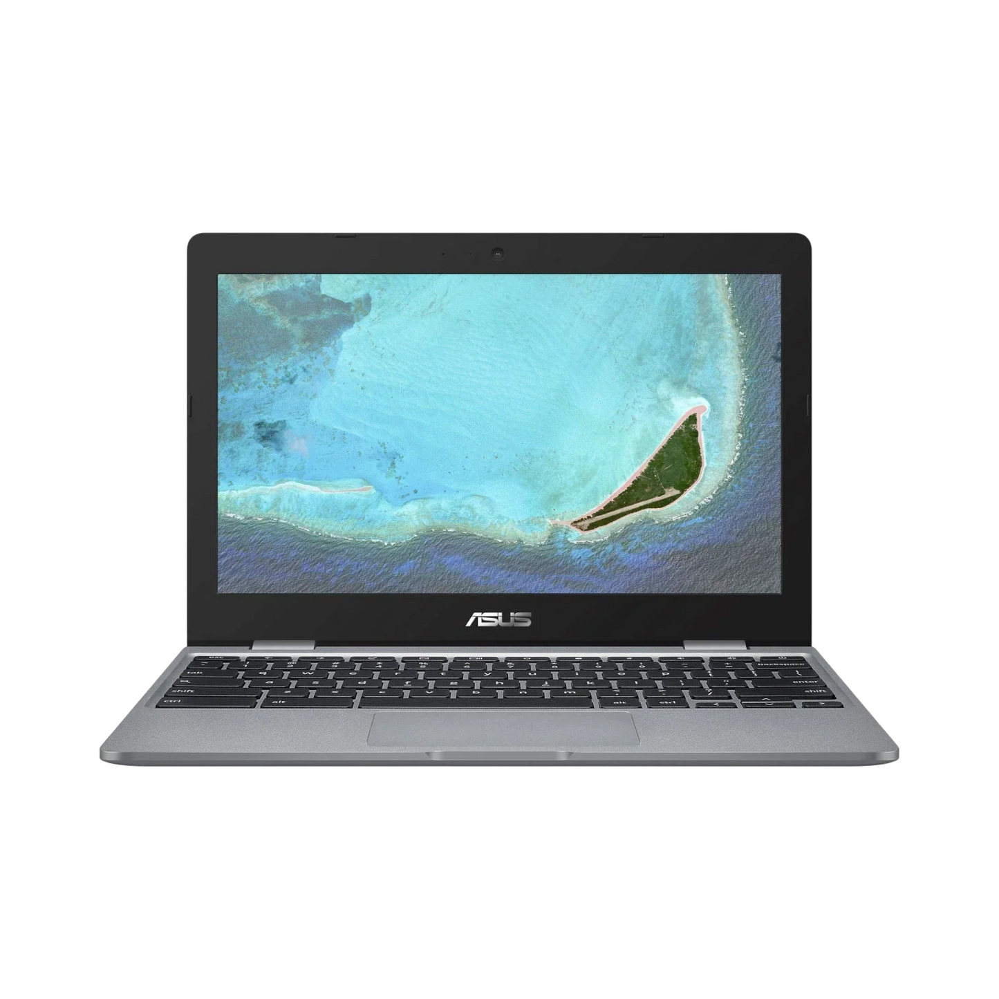 ASUS 11.6" Chromebook, Intel Celeron N3350, 4GB RAM, 32GB eMMC (Gray)