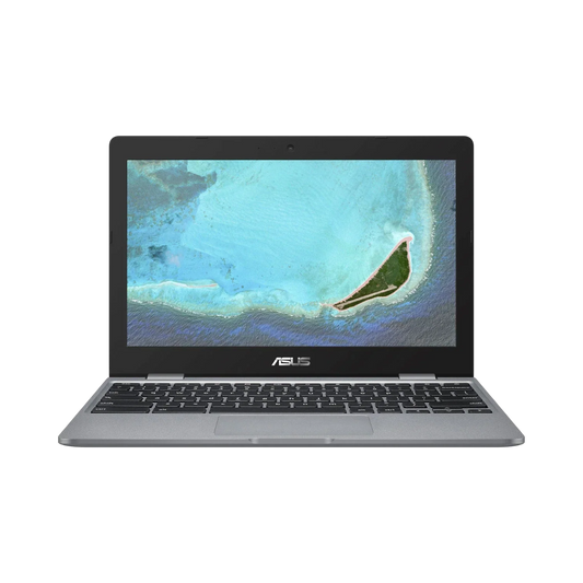 ASUS 11.6" Chromebook, Intel Celeron N3350, 4GB RAM, 32GB eMMC (Gray)