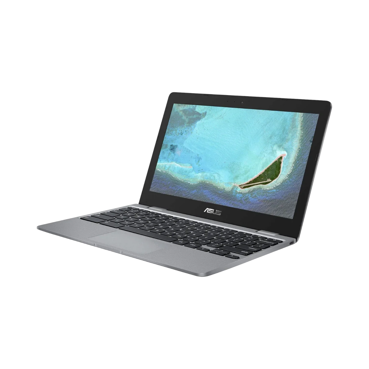 ASUS 11.6" Chromebook, Intel Celeron N3350, 4GB RAM, 32GB eMMC (Gray)
