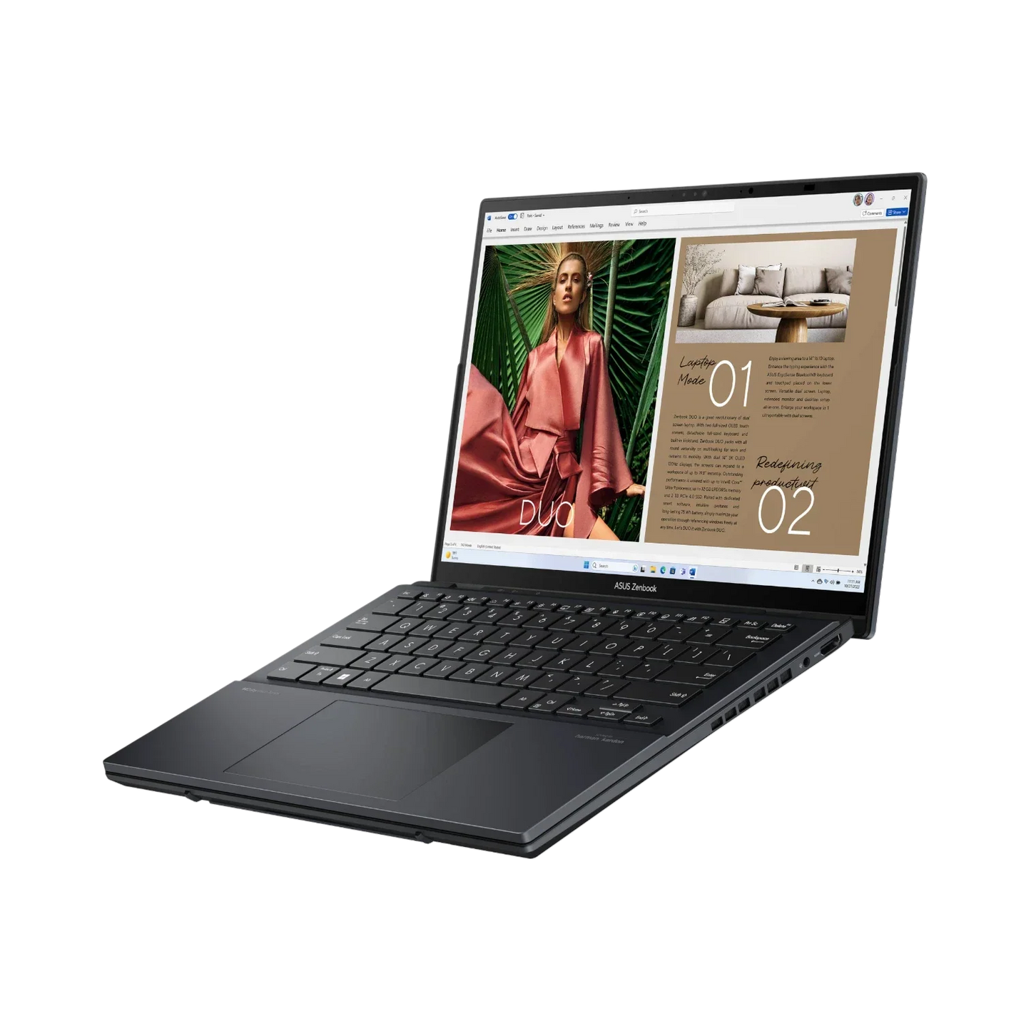 ASUS Zenbook DUO UX8406 14" Multi-Touch Notebook, Intel Core Ultra 9 185H, 32GB RAM, 1TB SSD