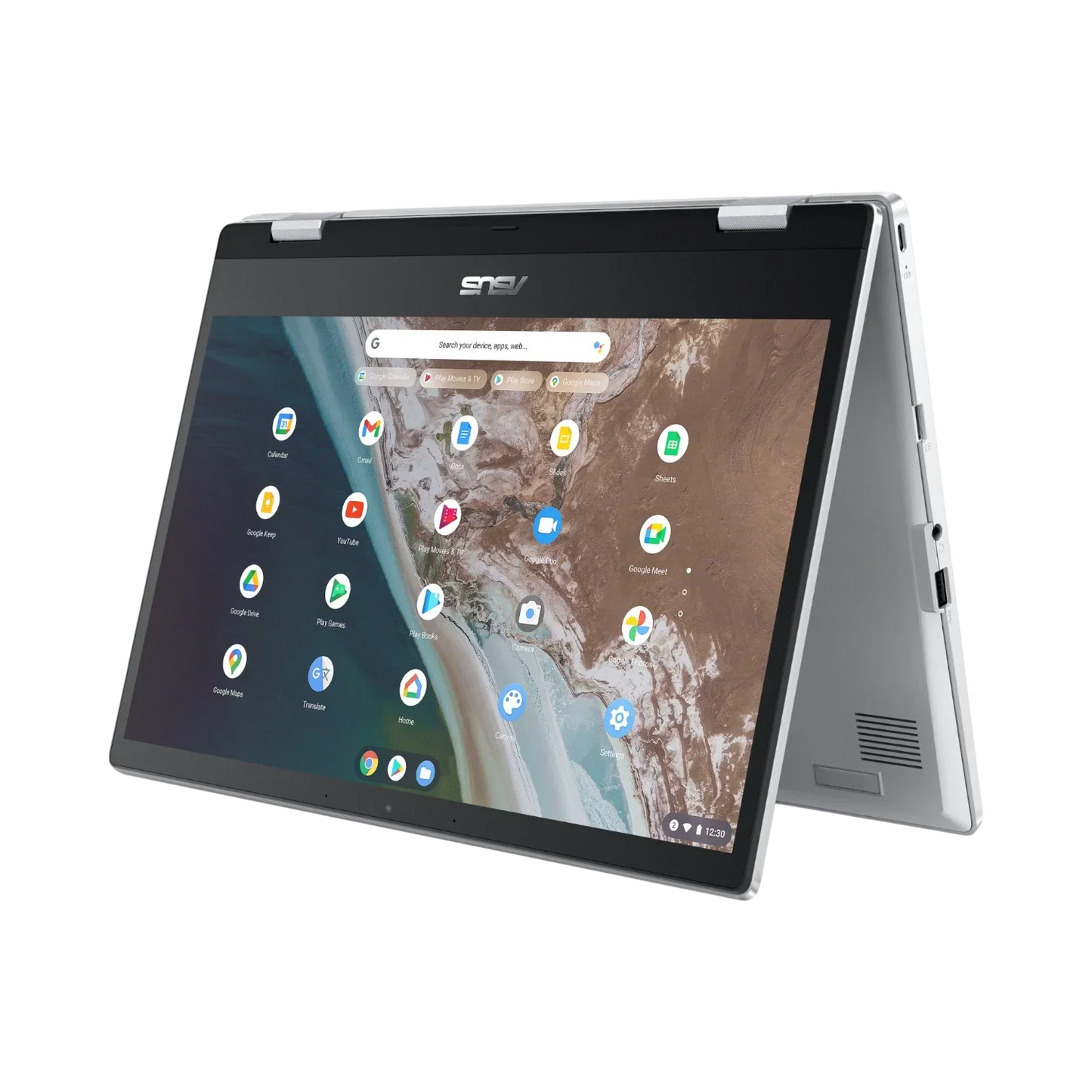 ASUS Chromebook CX1 14" 2-in-1 Laptop, Intel Celeron N4500, 8GB RAM, 64GB eMMC