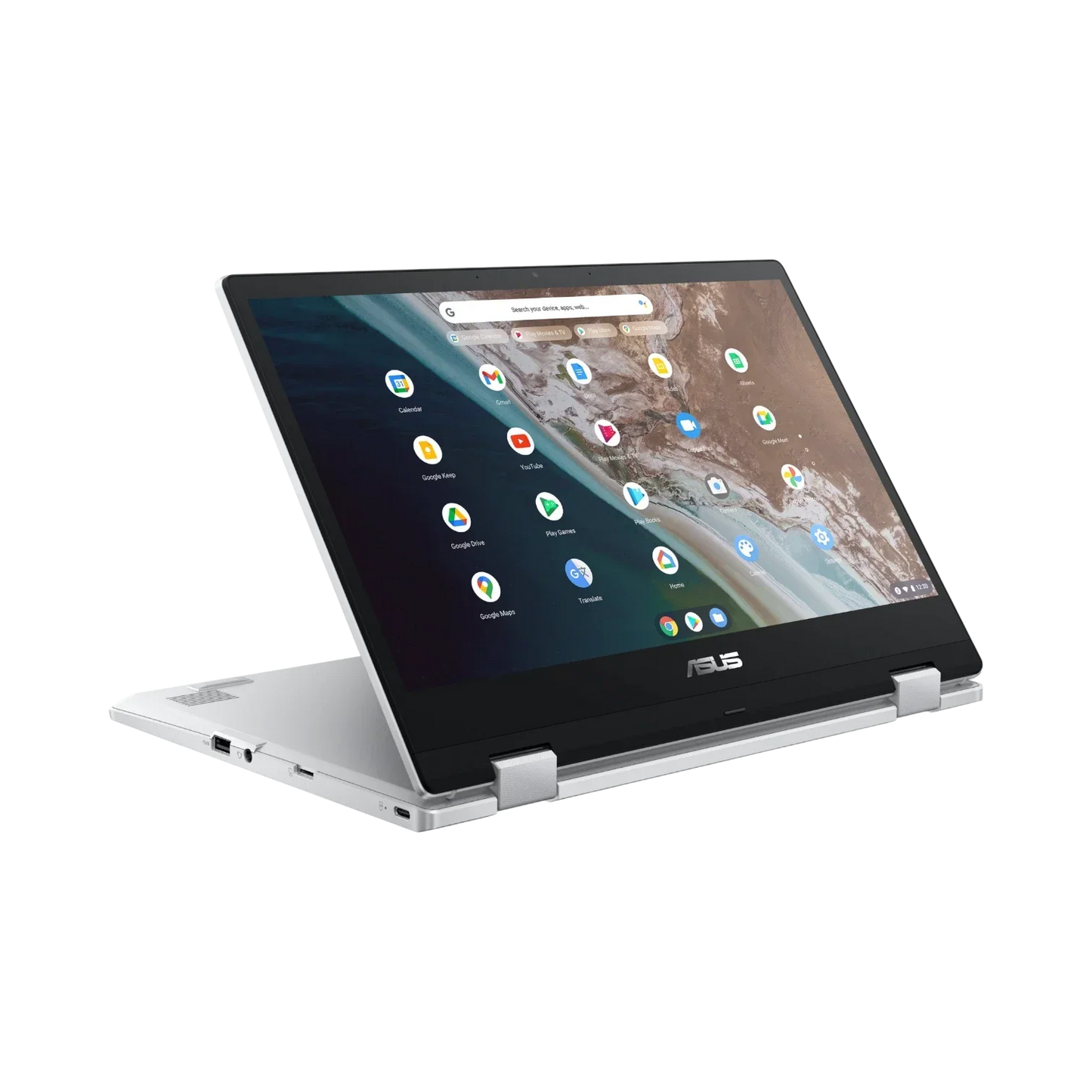 ASUS Chromebook CX1 14" 2-in-1 Laptop, Intel Celeron N4500, 8GB RAM, 64GB eMMC