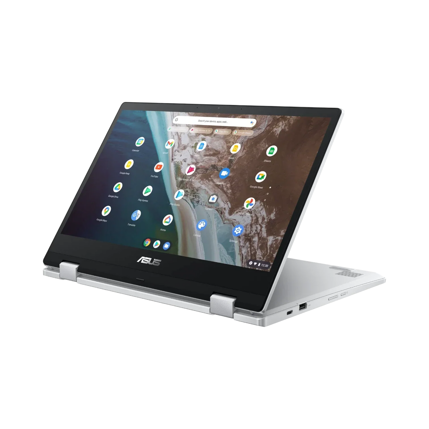 ASUS Chromebook CX1 14" 2-in-1 Laptop, Intel Celeron N4500, 8GB RAM, 64GB eMMC