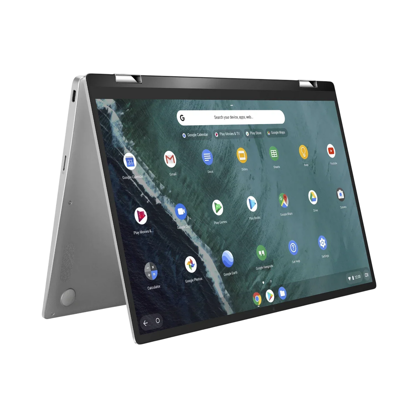 ASUS Chromebook Flip 14" Multi-Touch 2-in-1 Notebook, Intel Core m3-8100Y, 4GB RAM, 64GB eMMC